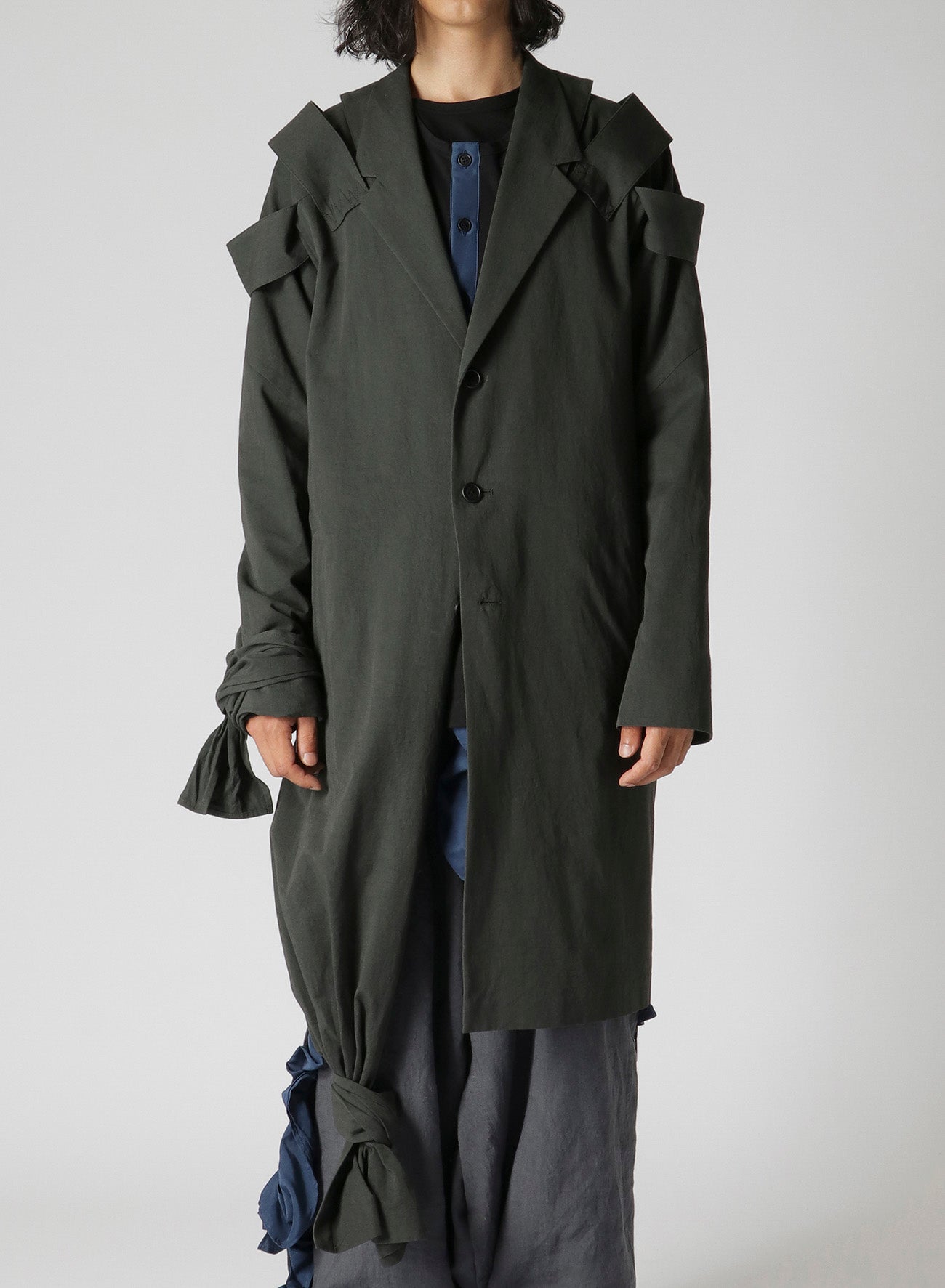 Premium Cotton Twill Shoulder Epaulet Double Jacket - Stylish & Durable for Outdoor Adventures & Casual Wear