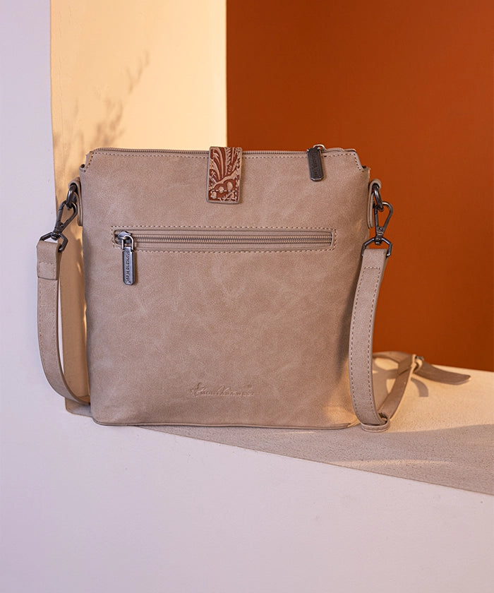 Montana West Women's Crossbody Bag with Buckle Studs - Stylish Leather Purse for Everyday Use, Travel & Shopping