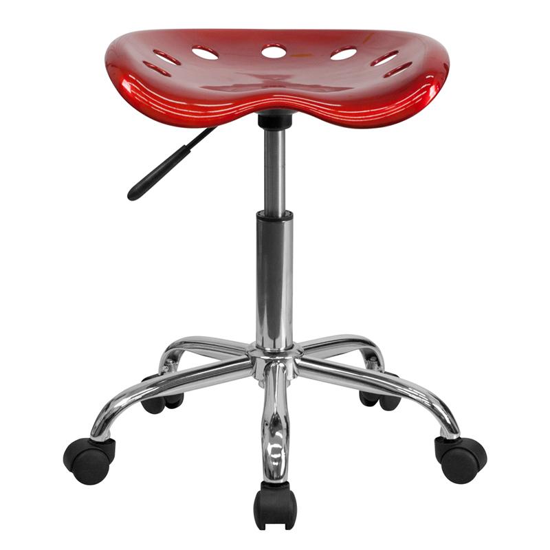 Vibrant Apple Green Tractor Seat & Chrome Stool - Retro Diner Style Bar Stool for Kitchen, Cafe, and Home Decor