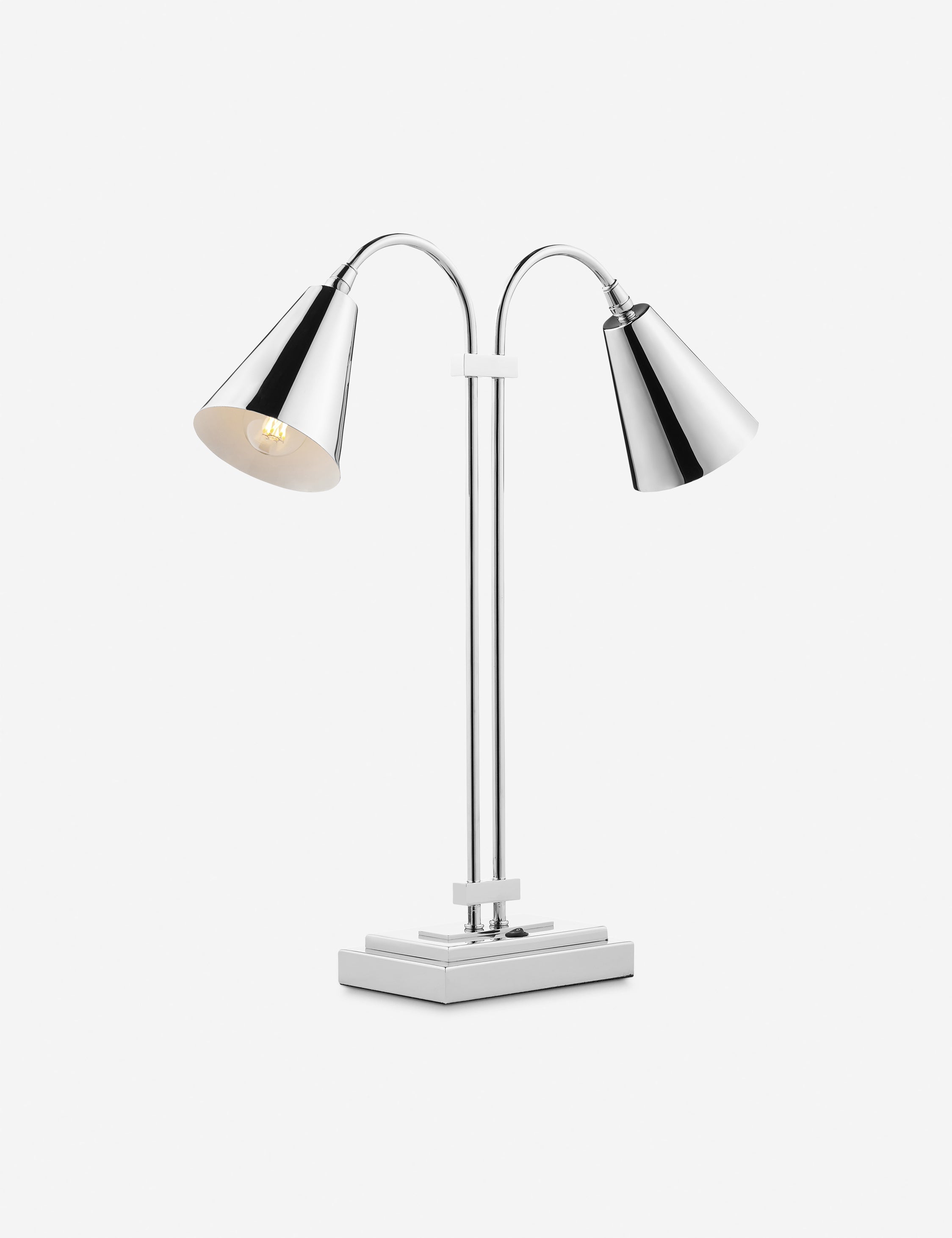 Modern Blakely Double Desk Lamp - Adjustable LED Task Lighting for Home Office, Study & Workspace - Perfect for Reading, Writing & Computer Work