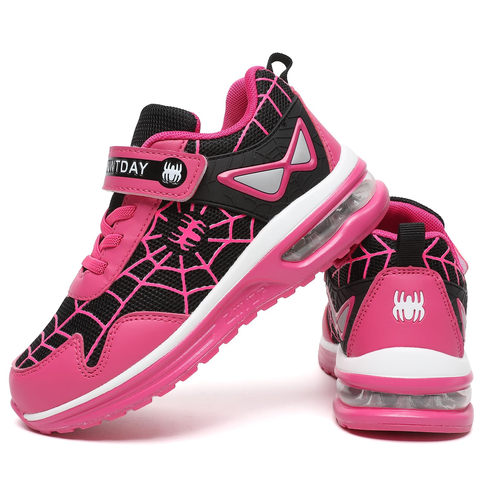 **Boys Girls Running Shoes - Lightweight Breathable Mesh Tennis Sneakers with Air Cushion for Kids & Toddlers (Toddler/Little Kid/Big Kid) - Perfect for Walking, Sports & Outdoor Play**