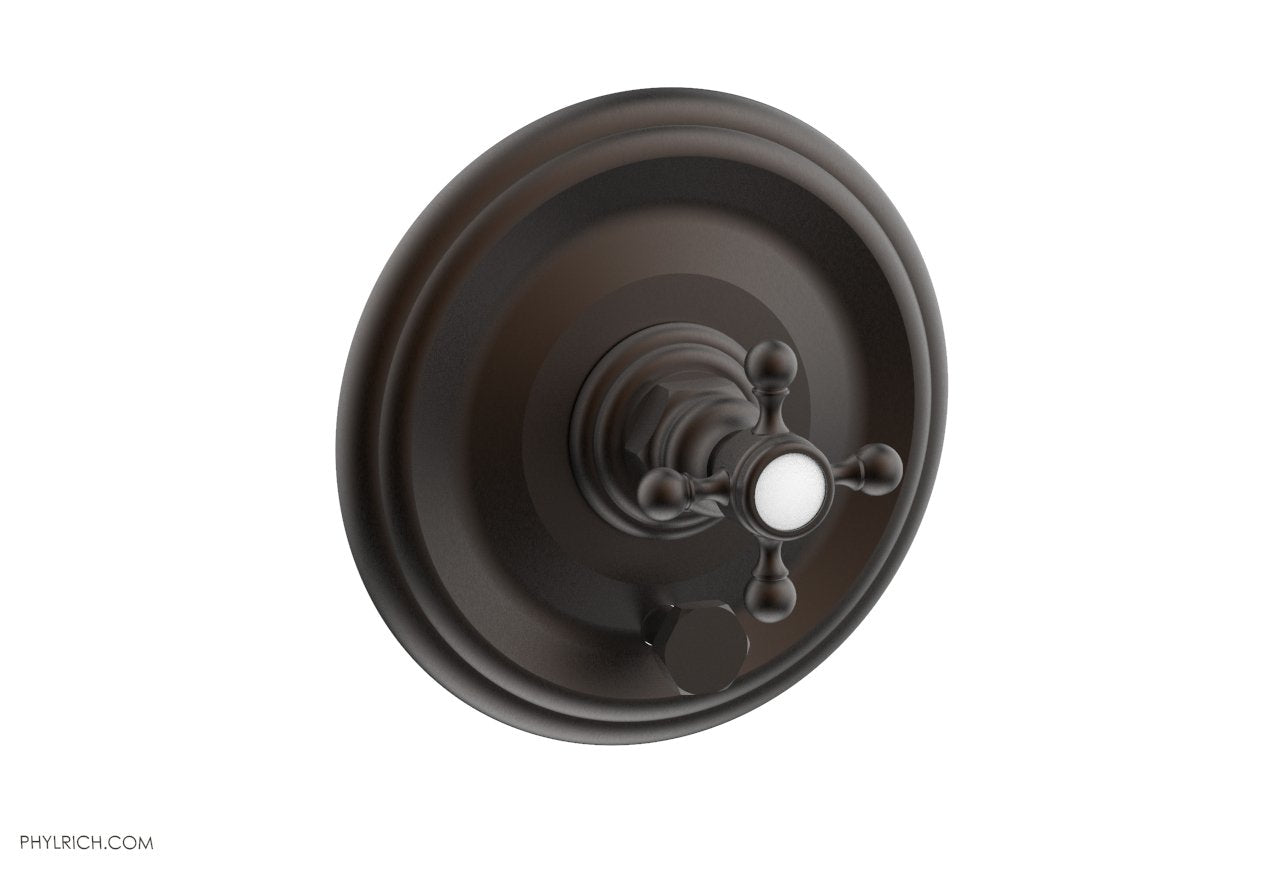HEX TRADITIONAL Pressure Balance Shower Valve Trim Set with Diverter and Handle - 4-Inch Rough-In - Perfect for Bathroom Renovation and Modern Home Upgrades