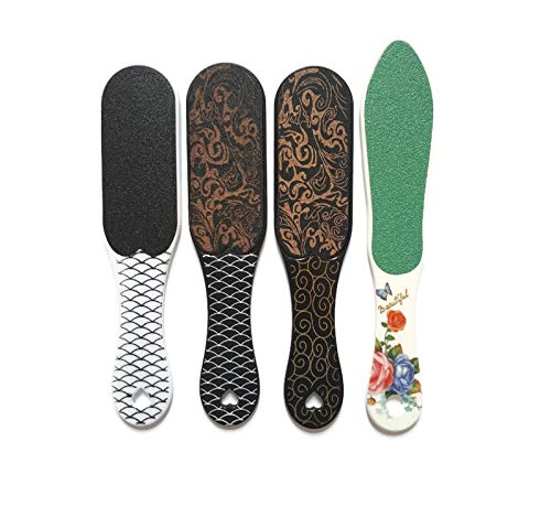 Double Sided Foot File for Callus Removal - Pedicure Rasp for Dead Skin & Hard Calluses - Smooth Pedi Foot Care Tool (Black) - Perfect for Home Pedicures & Salon Foot Treatments
