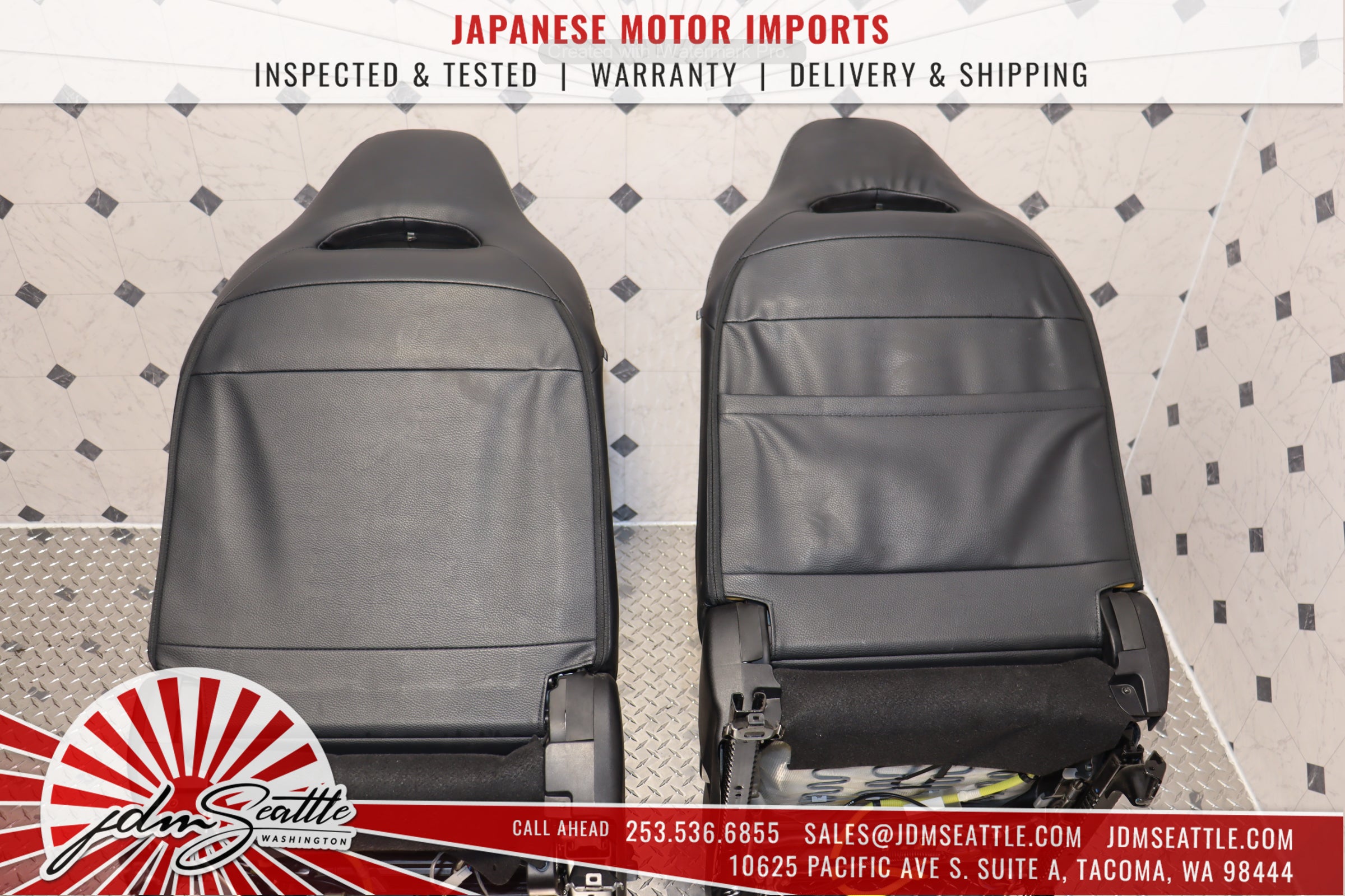JDM 08-14 Subaru WRX STI OEM Version 10 Seats - Genuine STI Sedan Bucket Seats for Racing & Street Performance