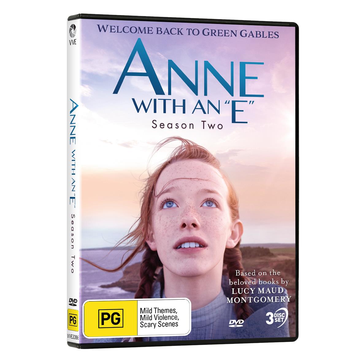 Anne With An E Season 2 DVD | Complete TV Series Box Set | Award-Winning Canadian Drama | Perfect for Family Movie Nights & Book Lovers