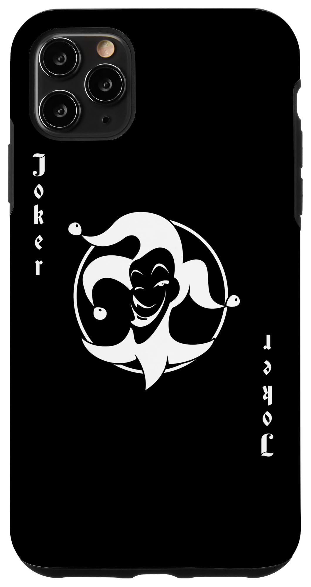 iPhone 11 Pro Max Joker Card Case - Funny Playing Cards Design Phone Cover for Apple iPhone 11 Pro Max - Perfect Gift for Card Game Lovers & Poker Enthusiasts