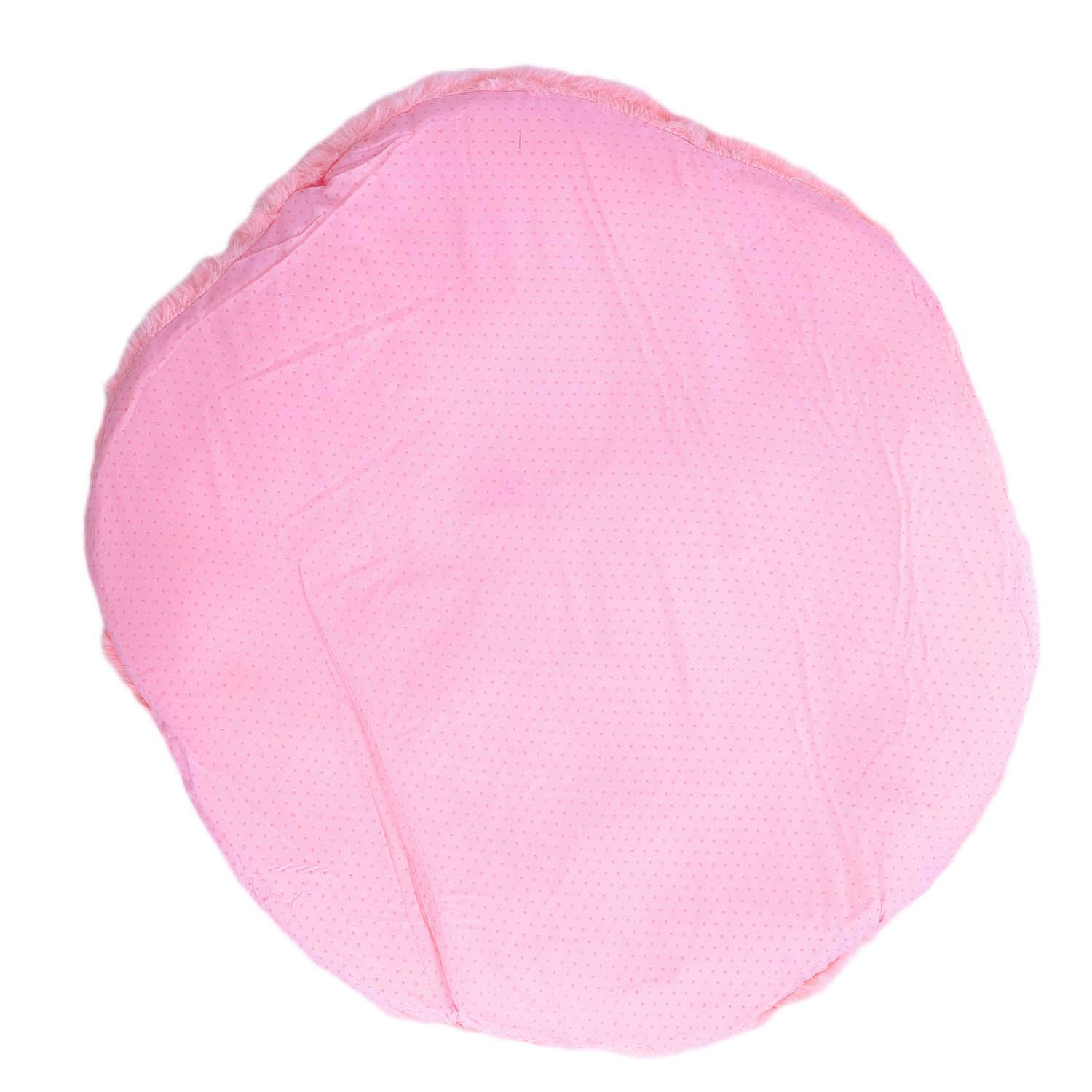 Soft Plush Rose-Shaped Seat Cushion - Non-Slip Thick Chair Pad with Shaggy Texture for Pain Relief - Perfect for Home, Office, Sofa, Car & Wheelchair - Cozy Tatami-Style Dining & Relaxation Comfort