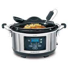 Hamilton Beach Set 'N Forget Slow Cooker 33967 - 6-Quart Programmable Slow Cooker with Digital Timer & Auto-Shift to Warm | Perfect for Family Dinners, Potlucks & Meal Prep