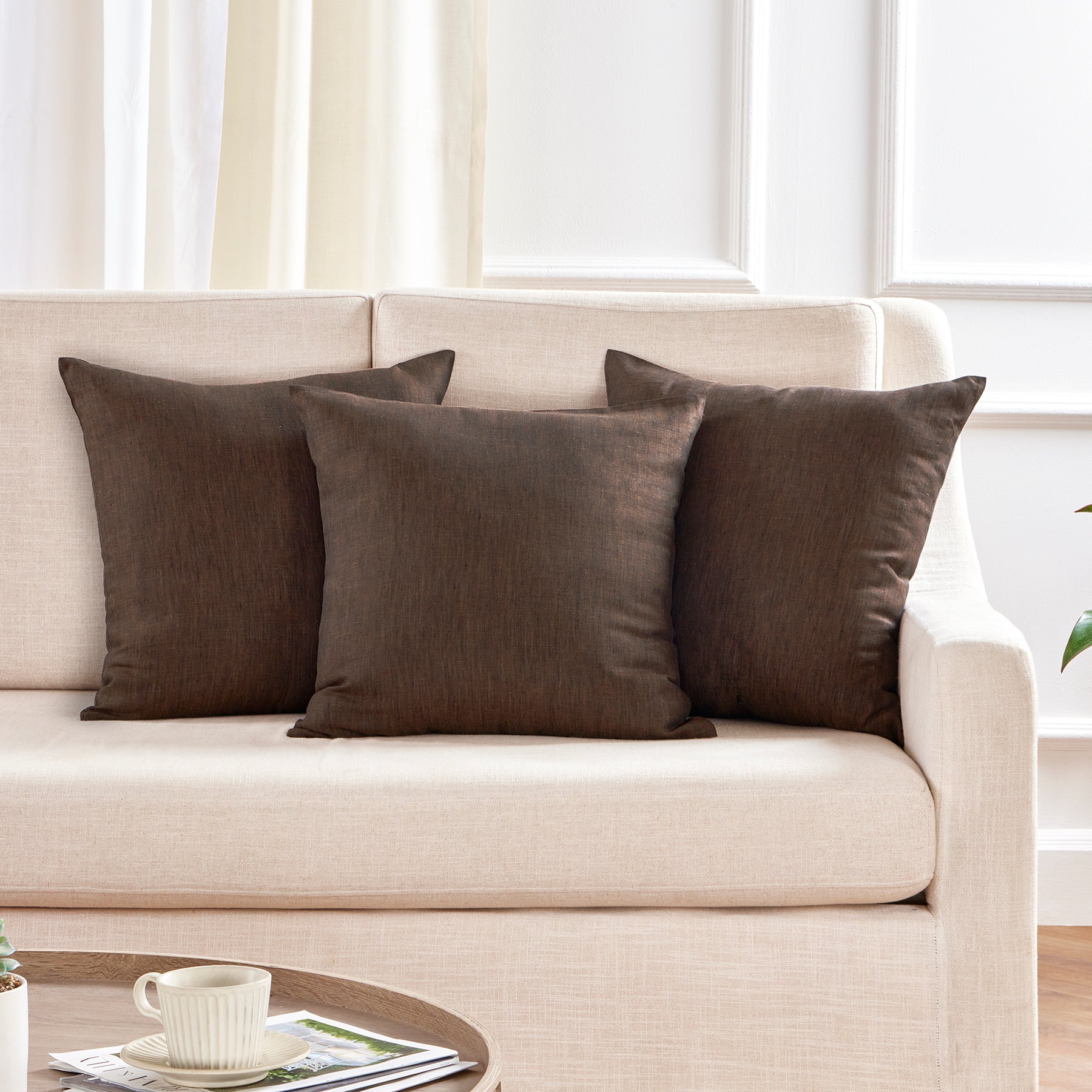 Montauk Pillow Cover - Soft & Stylish Decorative Pillow Case for Couch, Bed, Sofa - Perfect for Home Decor & Living Room Accents