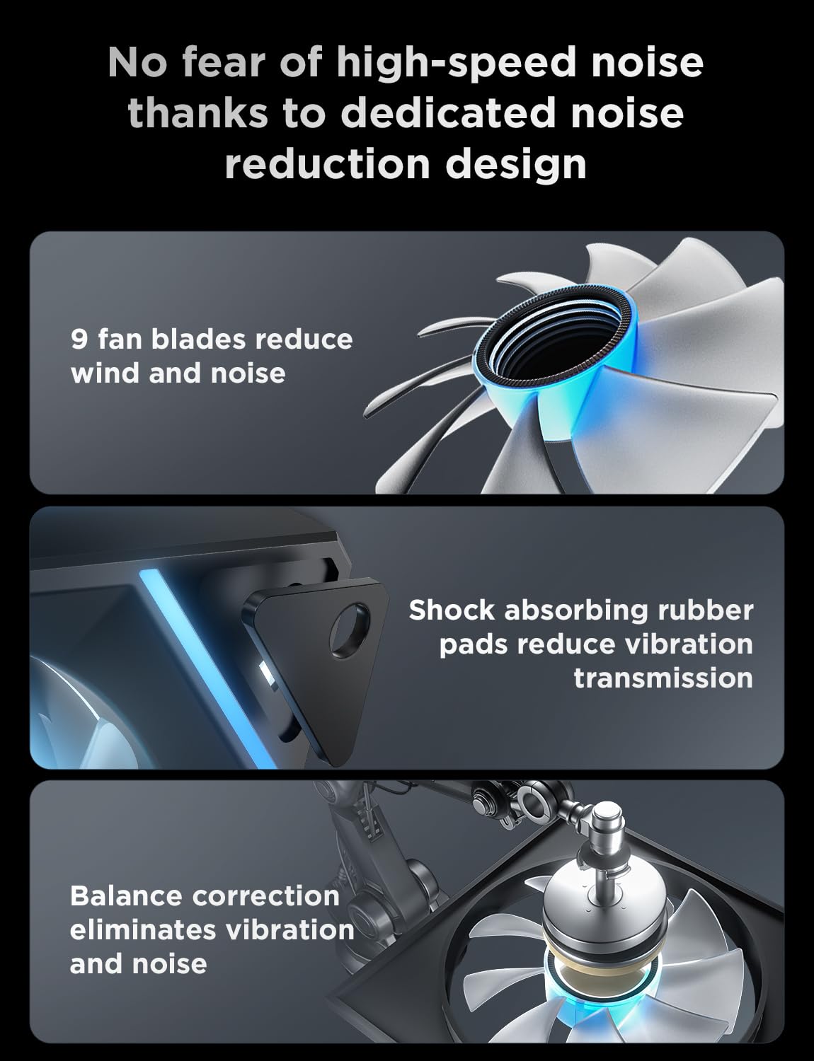 AsiaHorse AMICI-5GT RGB PC Cooling Fans - 120mm Infinity Mirror ARGB Case Fans with HDB Bearing, 1800 RPM Speed & 24 LED Lights, Reverse Blade Design for Enhanced Airflow, Compatible with ASUS Aura SYNC (Wired Connection) - Perfect for Gaming PC Builds, Custom Water Cooling & RGB PC Setups