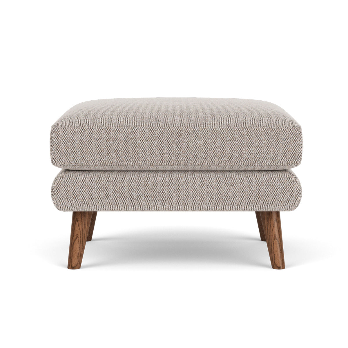 George Fabric Ottoman - Stylish and Comfortable Footrest, Storage Bench for Living Room, Bedroom, or Office - Perfect for Relaxing, Extra Seating & Home Organization