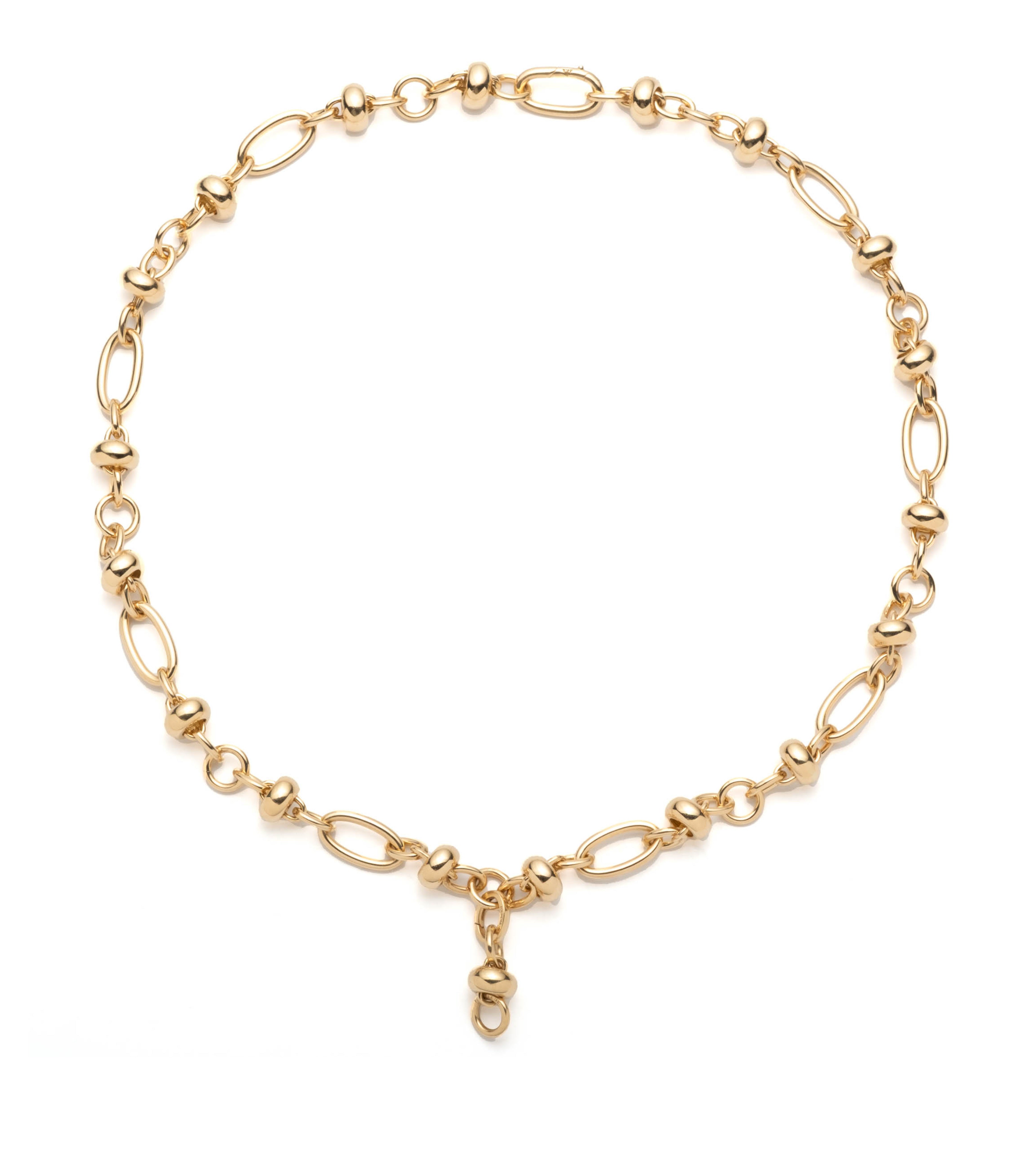 Orbit Extension Chain Necklace - 14K Yellow Gold Adjustable Length Chain for Women | Perfect for Layering, Gift Giving & Everyday Elegance