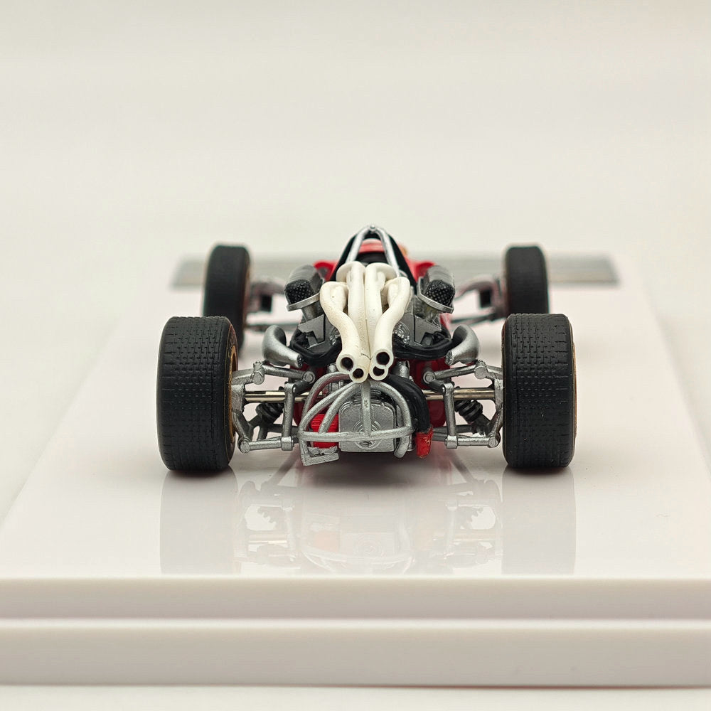1/43 Scale Tecnomodel Ferrari 312 F1 67 1967 #18 Monaco GP Amon Bandini Tracks Resin Diecast Model Car - Perfect for Collectors, Display, and Racing Enthusiasts