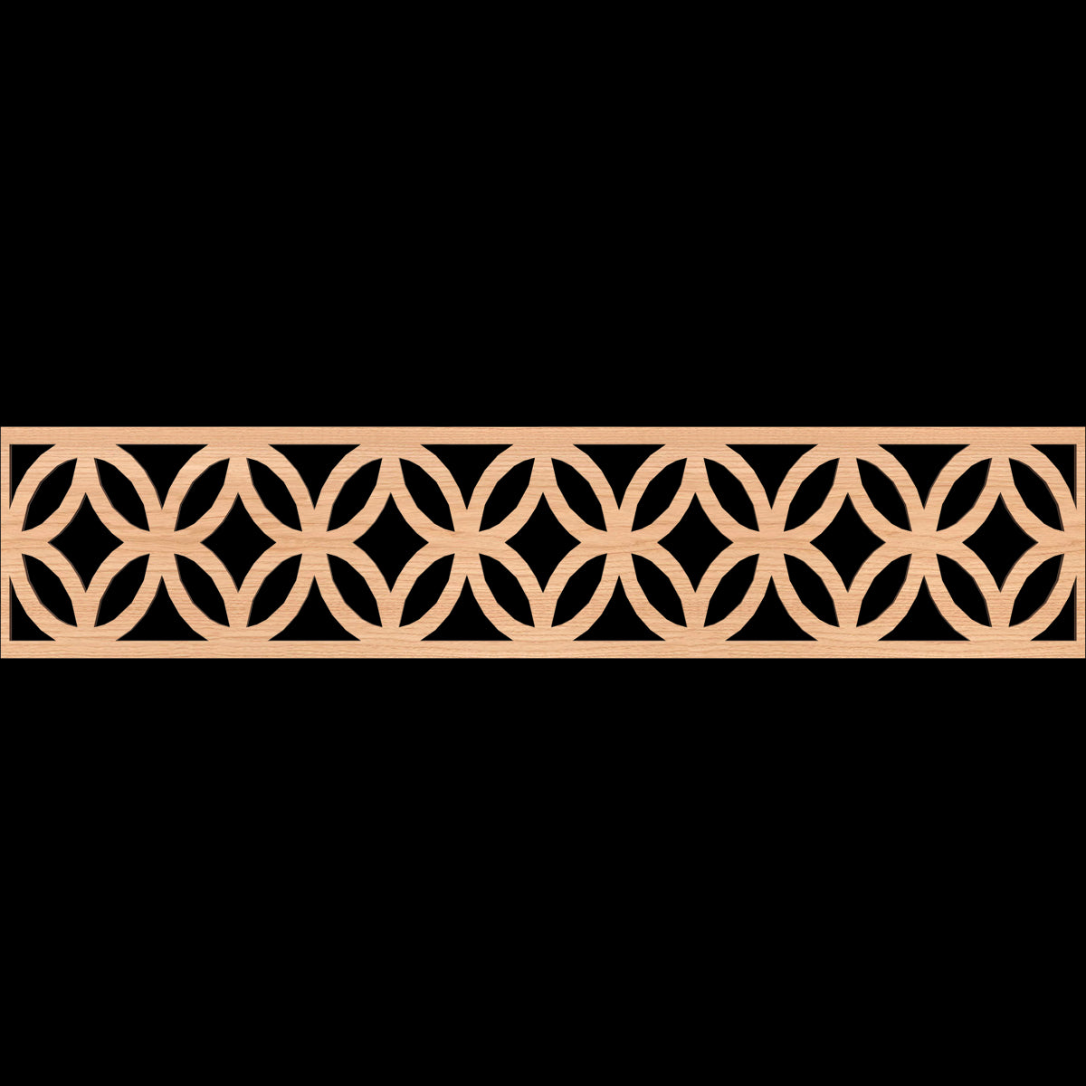 Crosby Fretwork Moulding - Decorative Wood Trim for Home & Furniture DIY Projects - Perfect for Cabinets, Doors, and Wall Accents