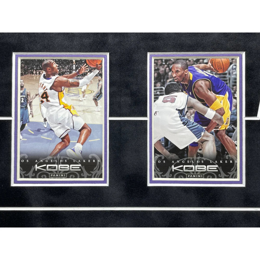 Authentic Kobe Bryant Final Lakers Game Used Floor with Confetti & Season Ticket Collage - Framed NBA Memorabilia for Sports Collectors & Lakers Fans - Perfect for Man Cave, Sports Bar, or Office Decor