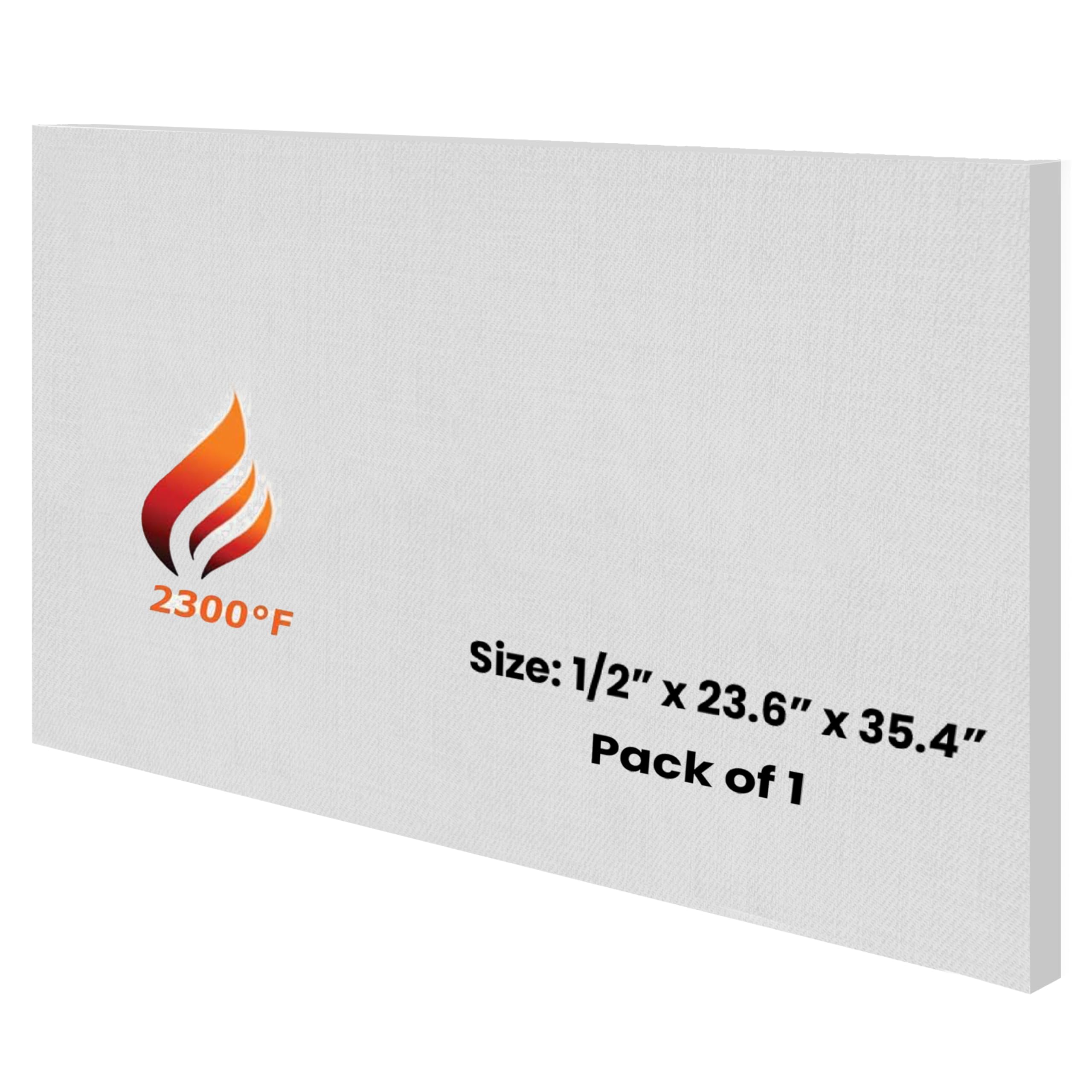 High-Temperature Ceramic Fiber Insulation Board - 1/2