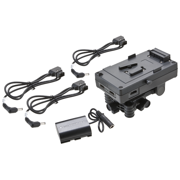 F&V V-Mount Battery System with HDMI Splitter Kit - Professional Power Solution for DSLR Cameras, Video Production & Live Streaming (Model: 102021020101)