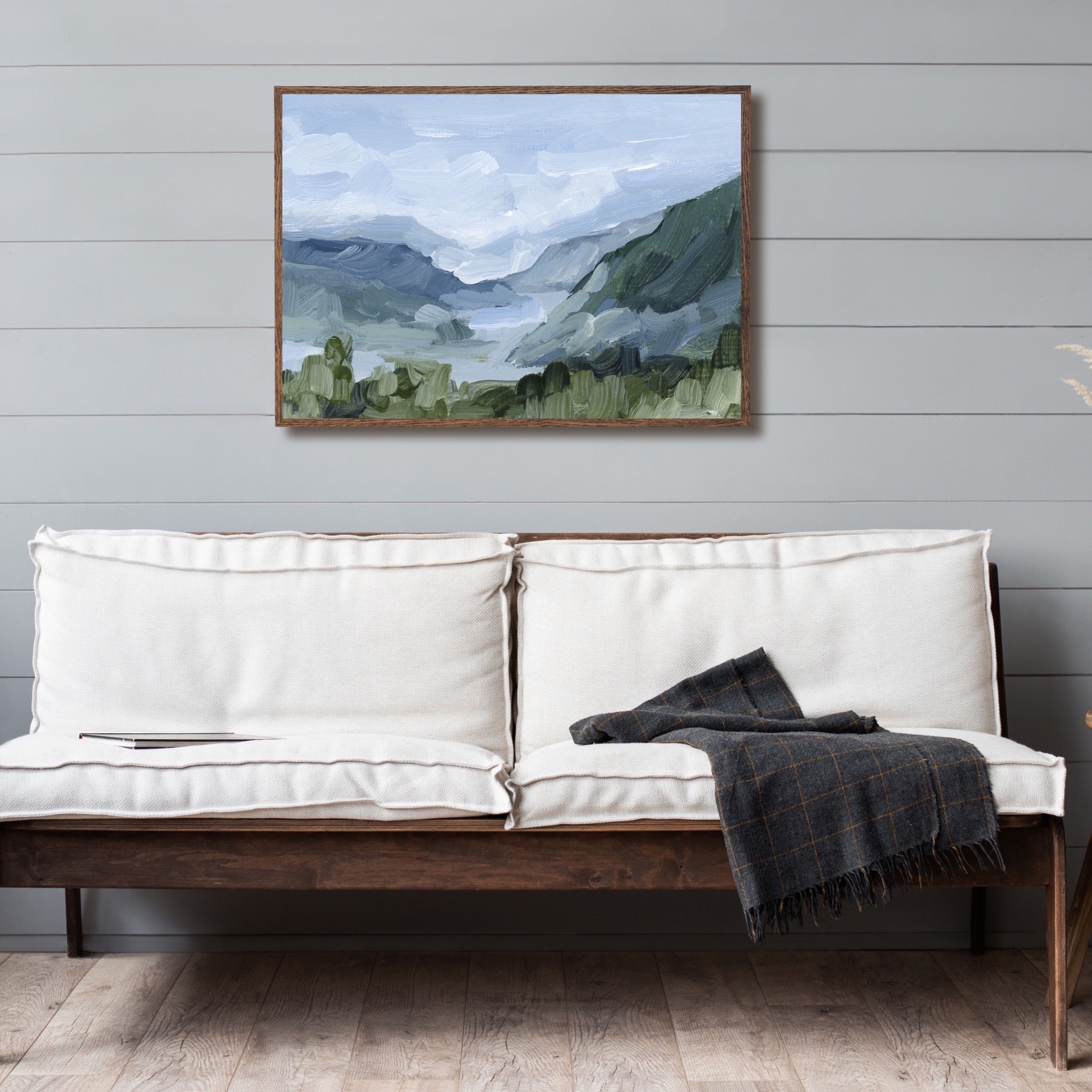 Blue Juneau Art Print - Stunning Wall Decor for Living Room, Bedroom & Office | Premium Canvas Painting for Home & Gifts