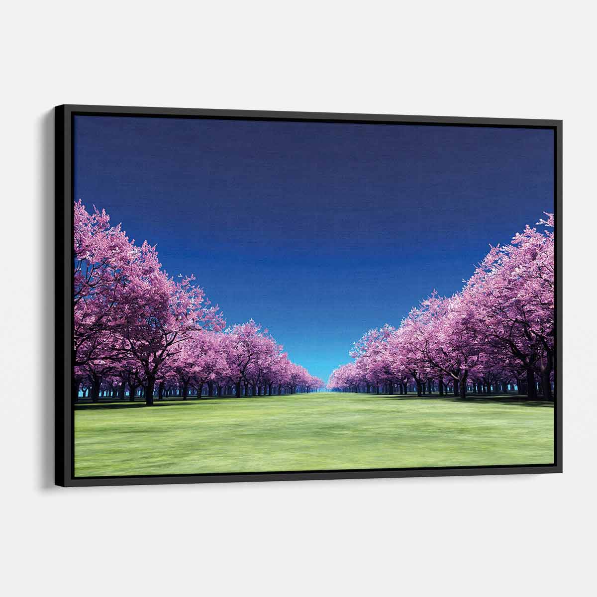 Vibrant Multi-Color Trees Wall Art Canvas Painting - Modern Home Decor for Living Room, Bedroom & Office (8234)