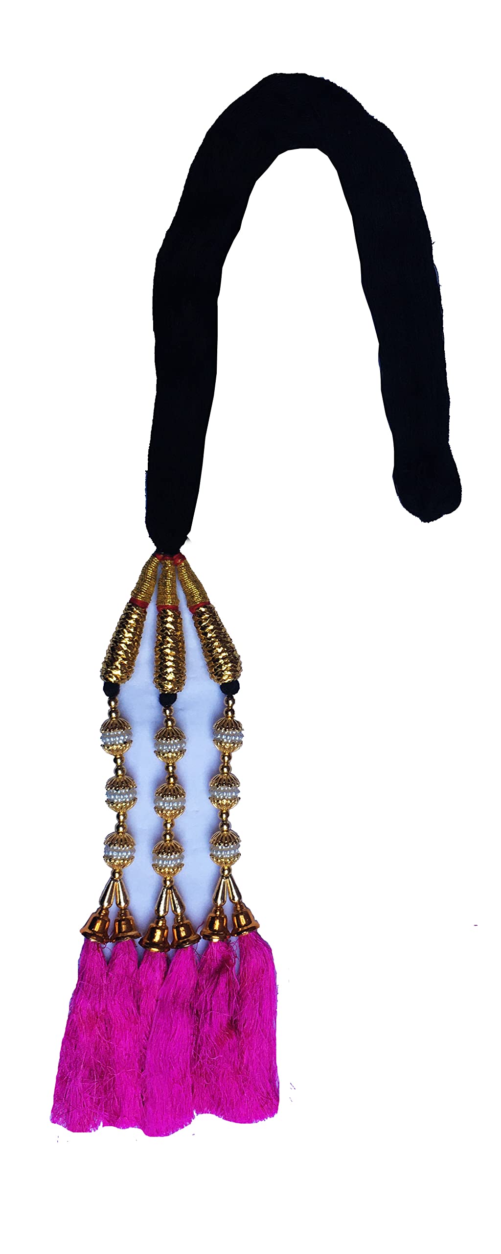 HARSHITANJAL Parandi Paranda Choti Braid Hair Extensions - Long Synthetic Hair Accessories for Women (HGS14P) | Perfect for Weddings, Parties & Cosplay