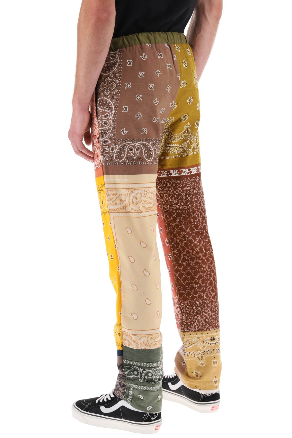 Children of the Discordance Patchwork Bandana Pants - Stylish Streetwear for Men | Perfect for Urban Fashion & Music Festivals
