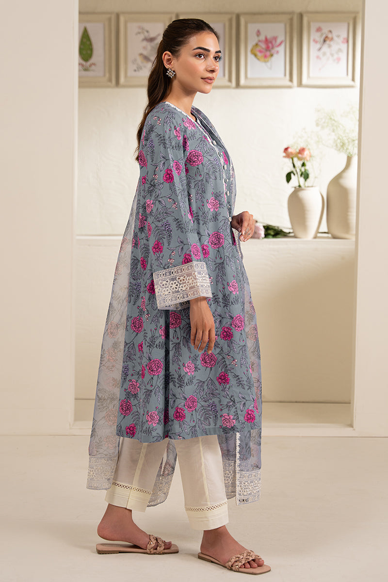 INDIGO GARDEN 2-Piece Cotton Kurta Set with Shirt & Dupatta - Traditional Indian Ethnic Wear for Women - Perfect for Festivals, Weddings & Cultural Events