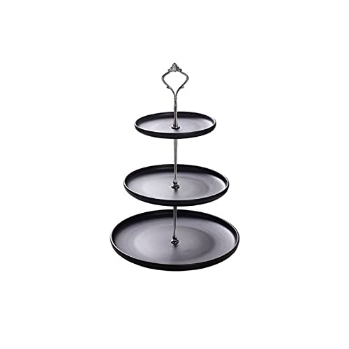 Double Layer Cake Stand for Wedding & Birthday Parties - Modern 3-Tier Snack Plate for Candy, Dried Fruits & Cupcakes - Elegant Home Decor for Living Room & Special Occasions (Size C)