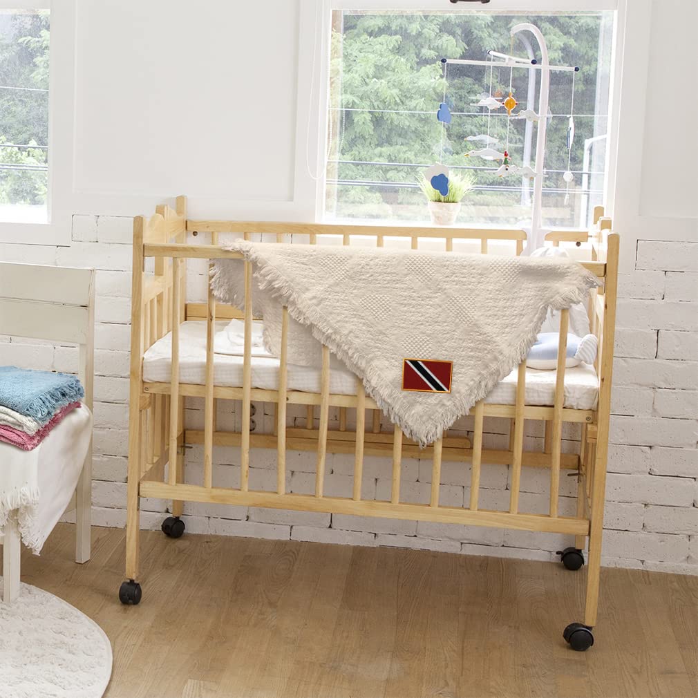 Custom Embroidered Baby Blankets for Boys & Girls - Soft Trinidad Cotton Nursery Bedding - Perfect for Cribs, Swaddling & Gift Giving