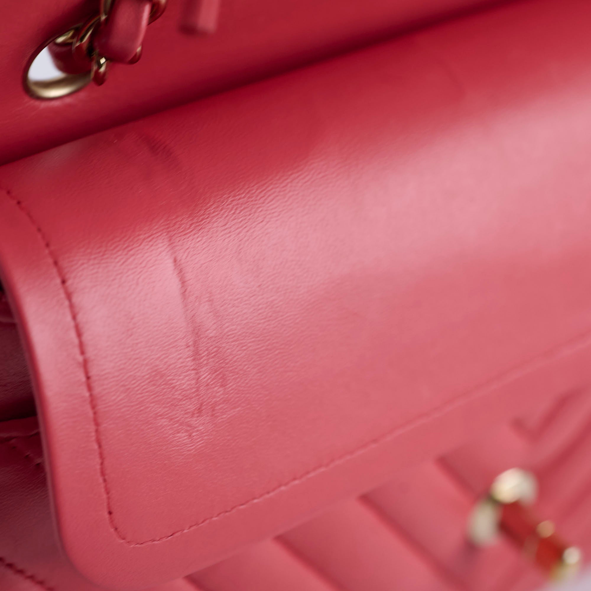 Chanel Medium Chevron Classic Flap Bag in Pink Calfskin Leather - Luxury Handbag for Women, Perfect for Parties & Evening Events