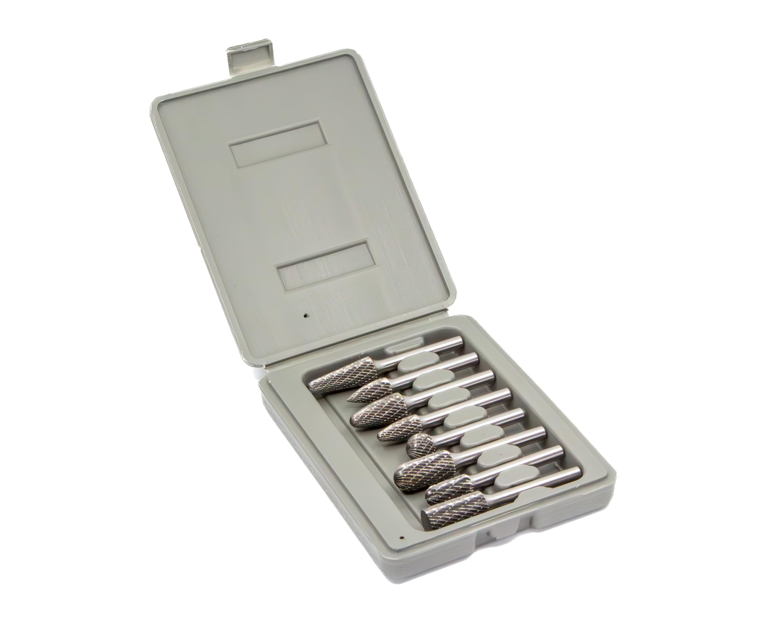 Drill America 12-Piece Carbide Burr Set - DUL Series for Metalworking, Wood Carving & DIY Projects | High-Speed Rotary Tool Accessories