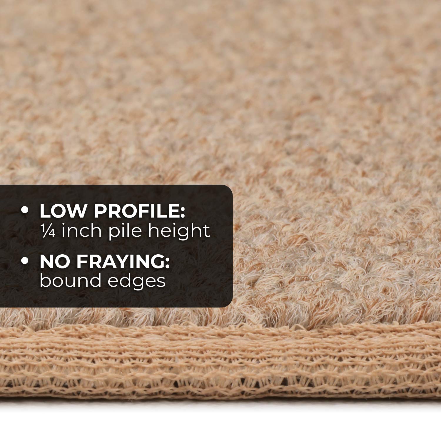 Non-Slip Carpet Runner for Hallways - 8ft x 36in Pebble Beige - Skid-Resistant Rug for Stairs, Entryways & High Traffic Areas - Perfect for Homes, Offices & Apartments