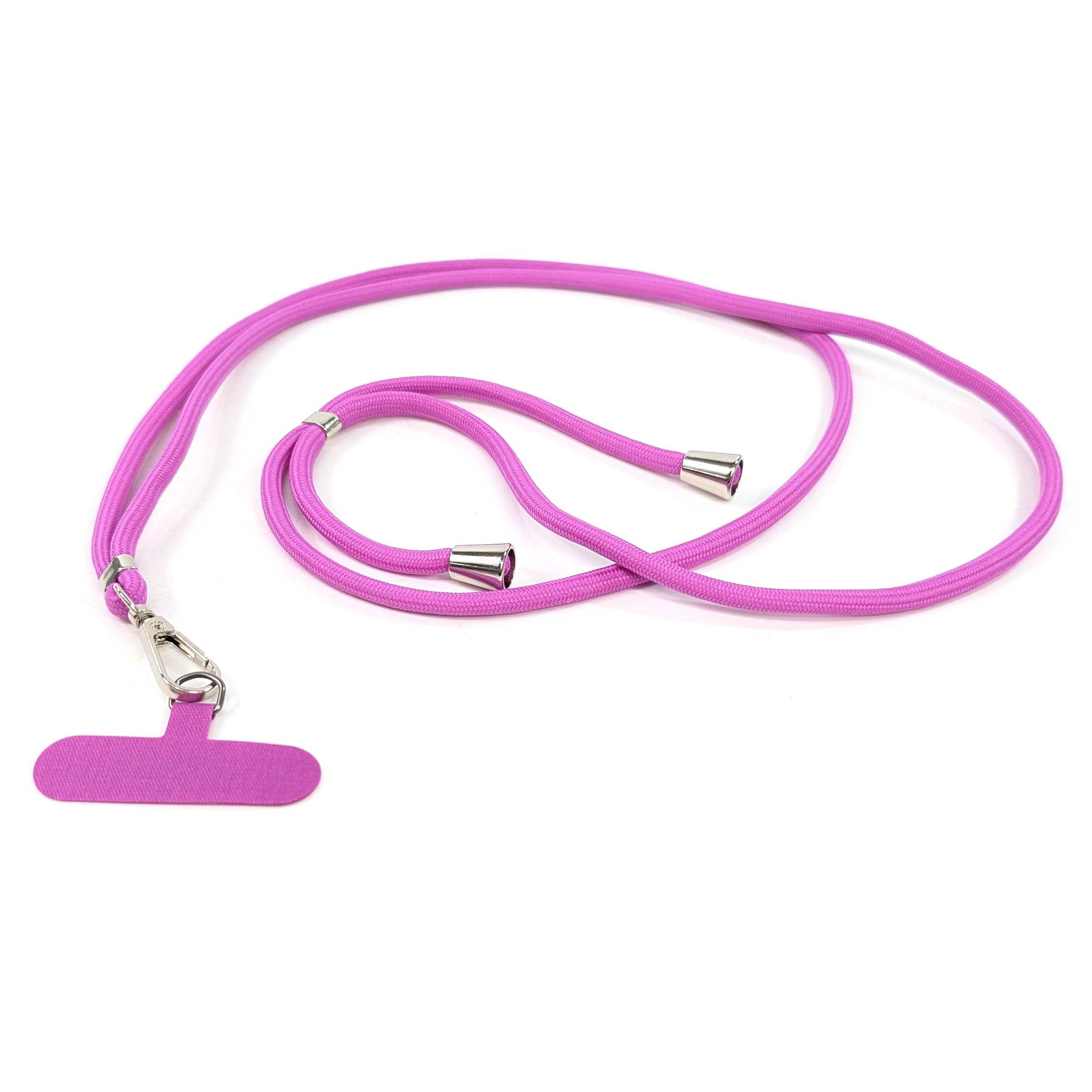 Adjustable Crossbody Phone Strap - Pink | Secure Hands-Free Carrying for iPhone & Android | Perfect for Travel, Shopping & Outdoor Activities