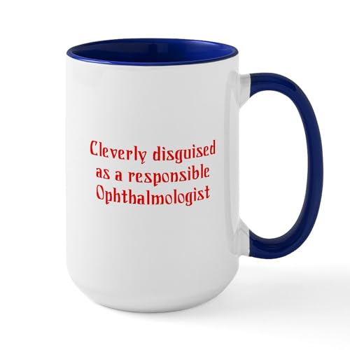White/Navy Inside - Ophthalmologist Mugs