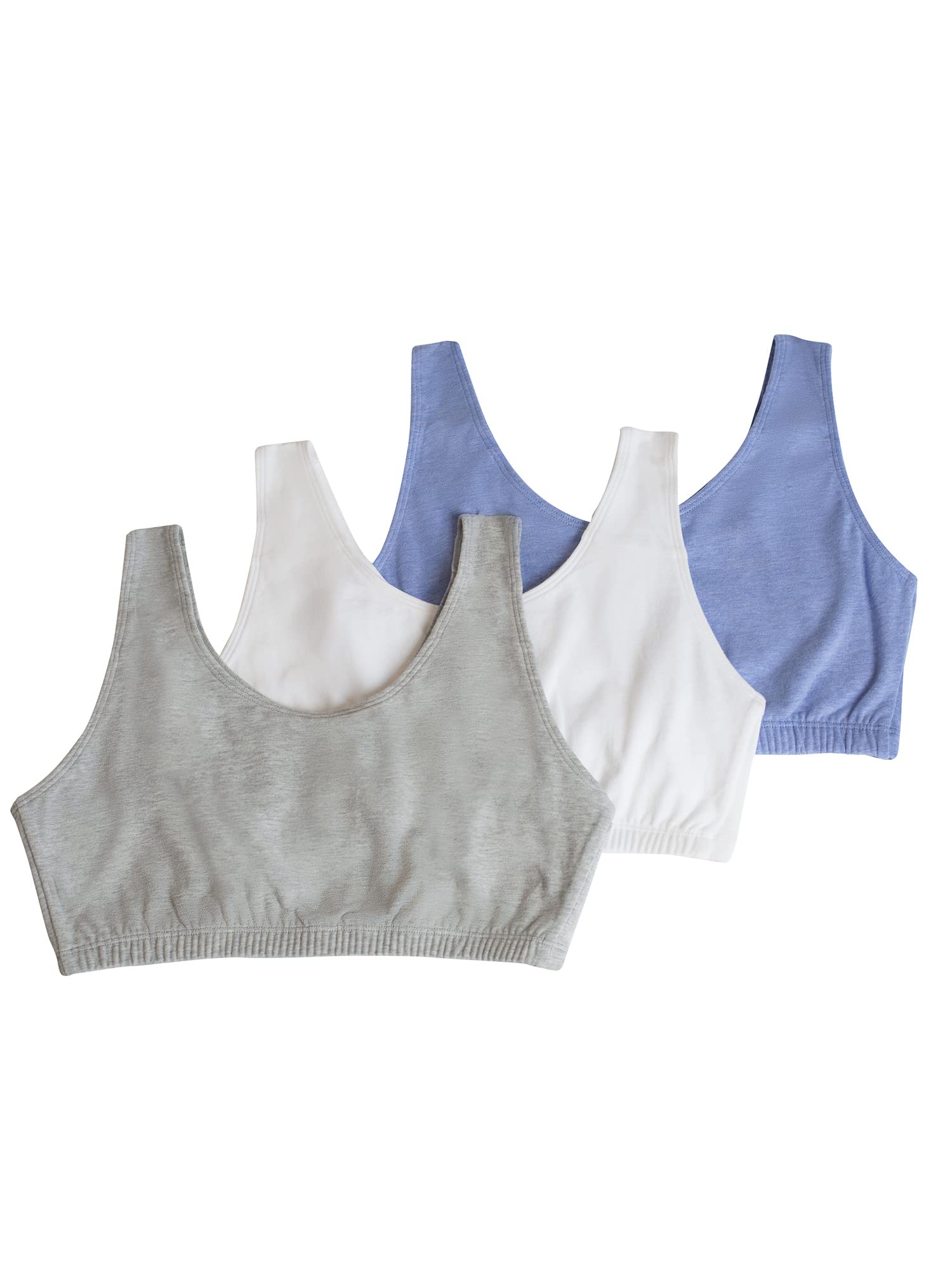 Fruit of the Loom Women's Built-Up Seamless Sports Bra - Comfortable Workout Top for Yoga, Gym & Running