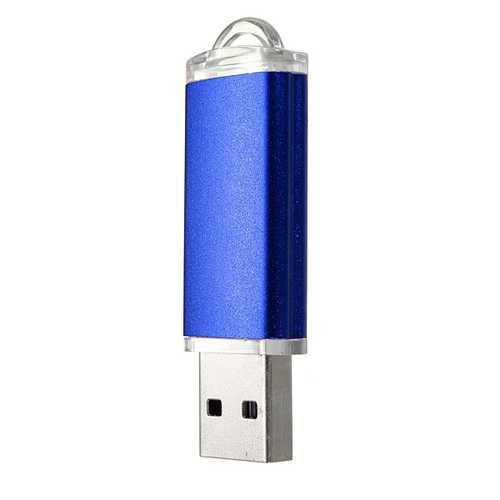 10-Pack 128MB USB 2.0 Flash Drives - Candy Blue Color Portable Thumb Drives for Data Storage, File Transfer, School, Office & Business Use