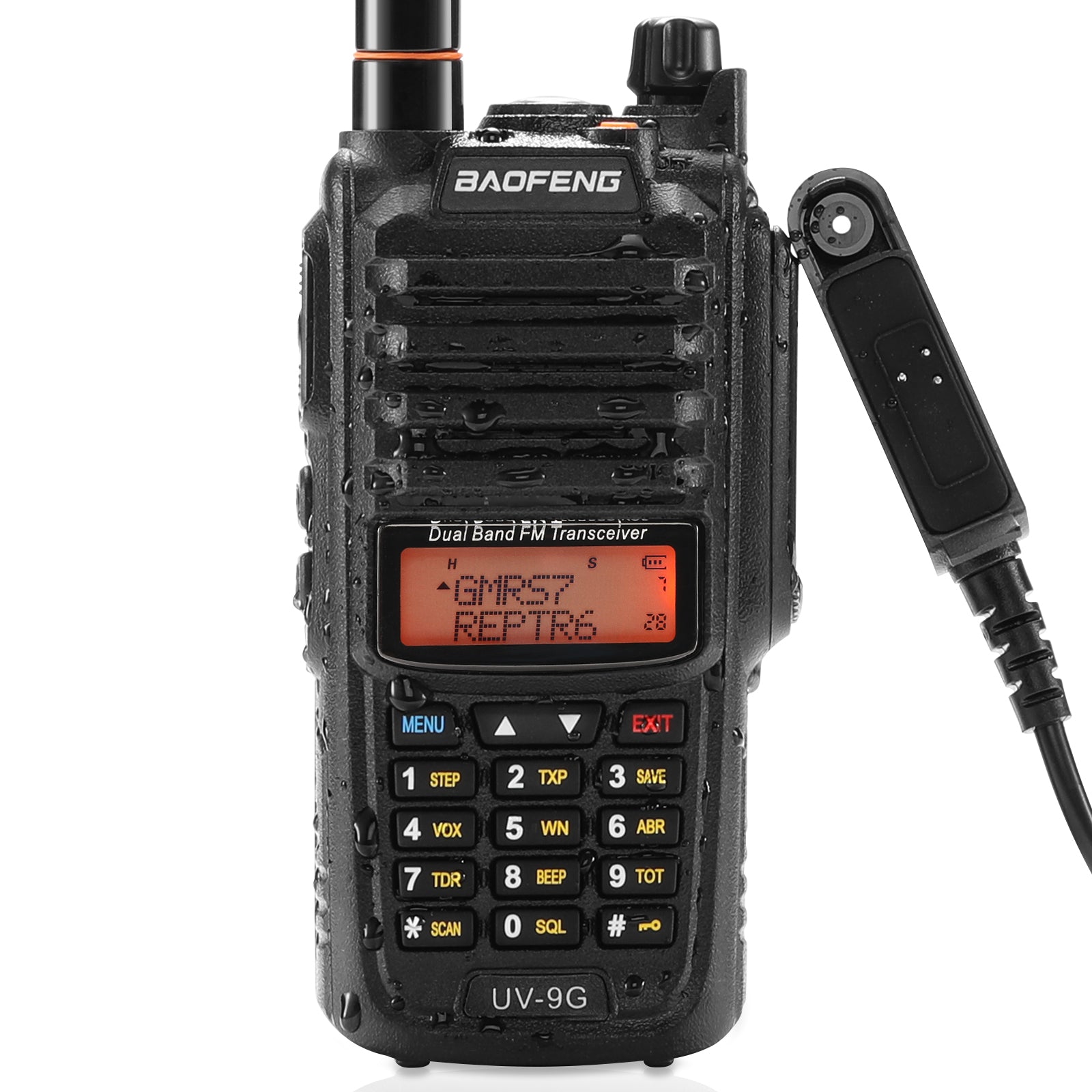 Baofeng UV-9G Two-Way Radio Walkie Talkie - Long Range, NOAA Weather Alert, Emergency Communication for Camping, Hiking & Outdoor Adventures [Open Box]