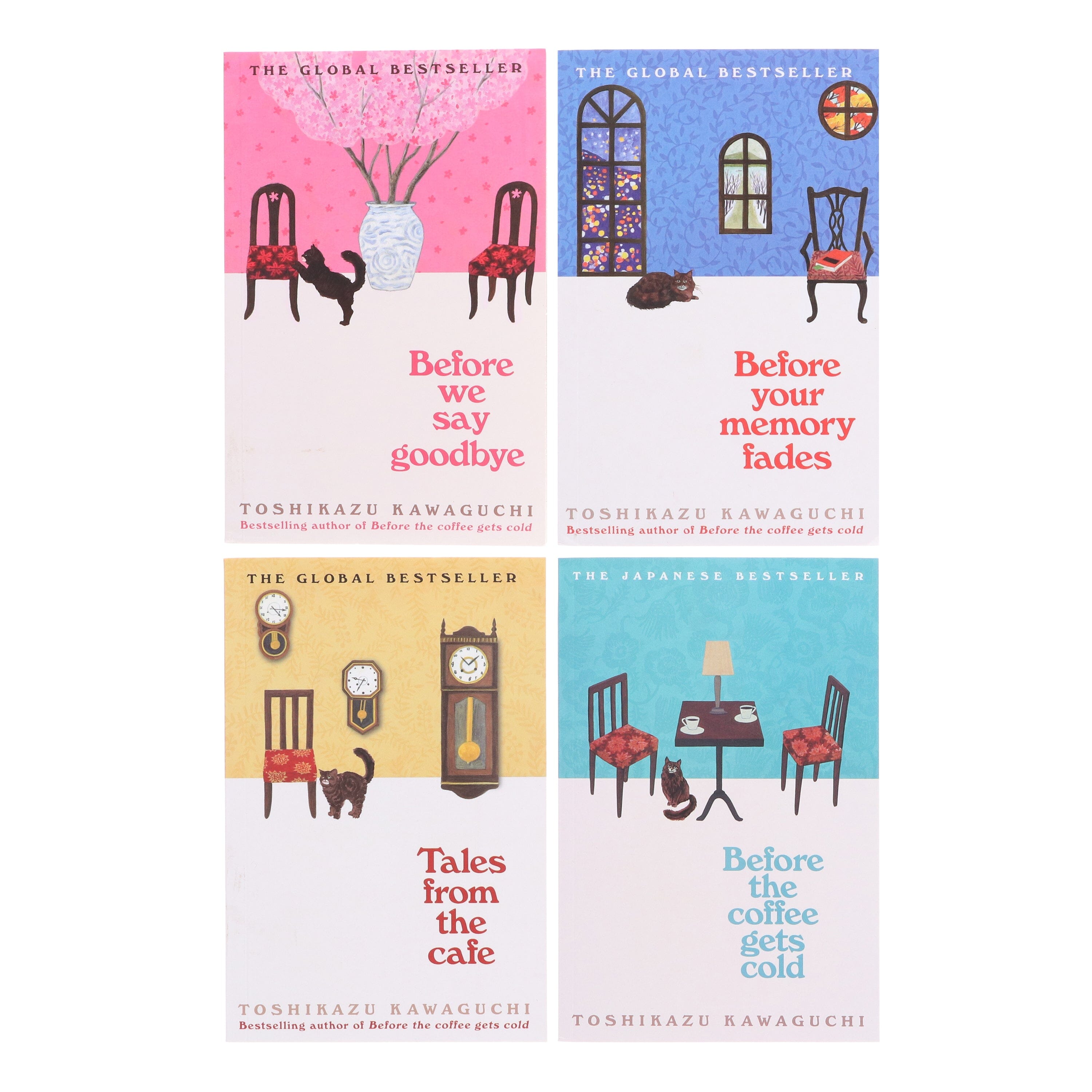 Before the Coffee Gets Cold Series by Toshikazu Kawaguchi - 4 Book Collection Set | Fiction Paperback Novels | Perfect for Book Clubs & Coffee Lovers