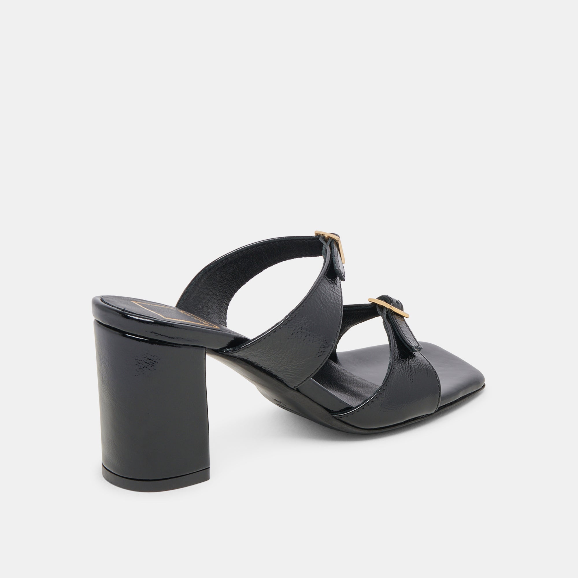SHANE HEELS - Midnight Crinkle Patent Leather High Heels for Women | Elegant Dress Shoes for Parties, Weddings & Evening Events