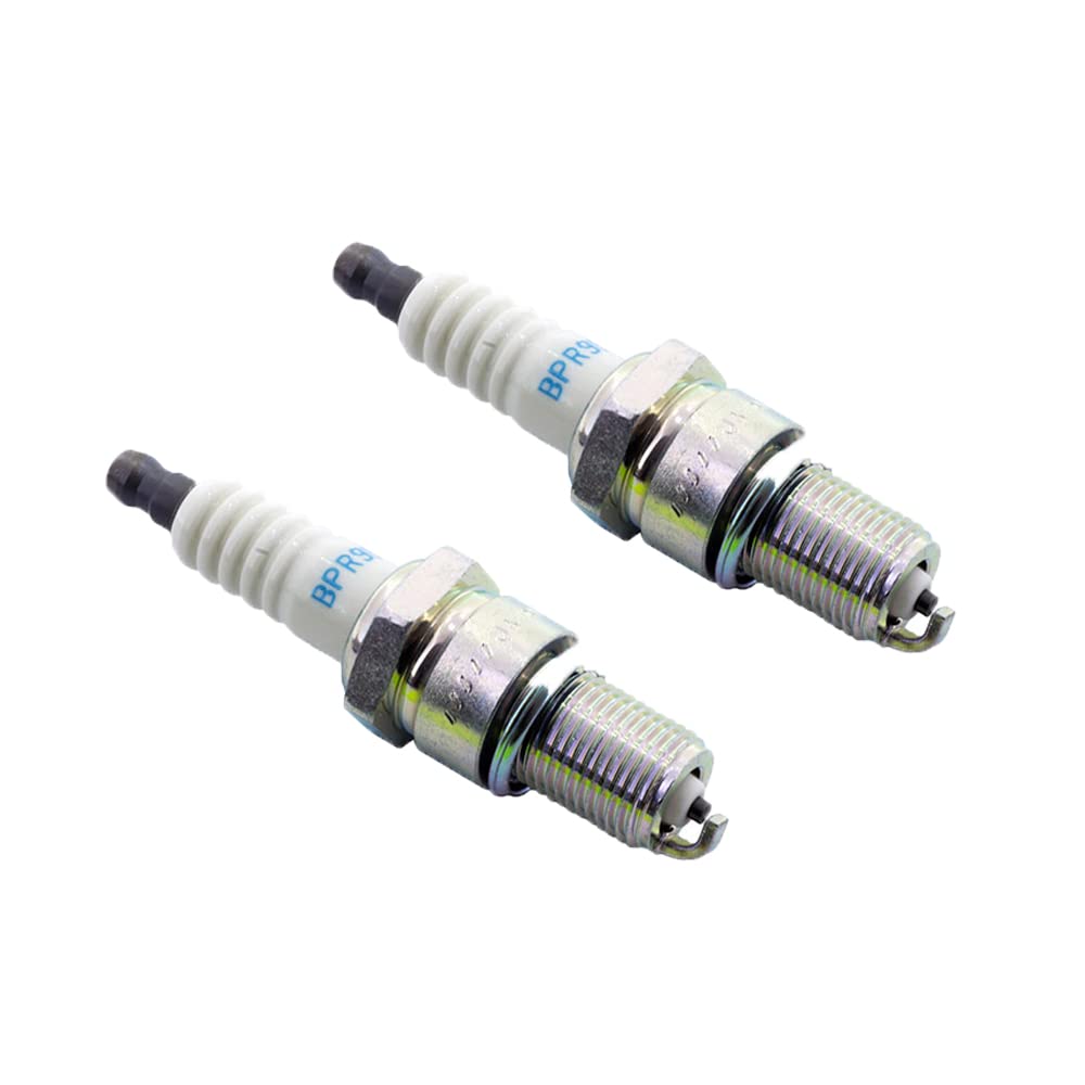NGK BPR9ES Spark Plugs (2-Pack) - Direct Replacement for High Performance Engines - Ideal for Cars, Trucks, and Motorcycles