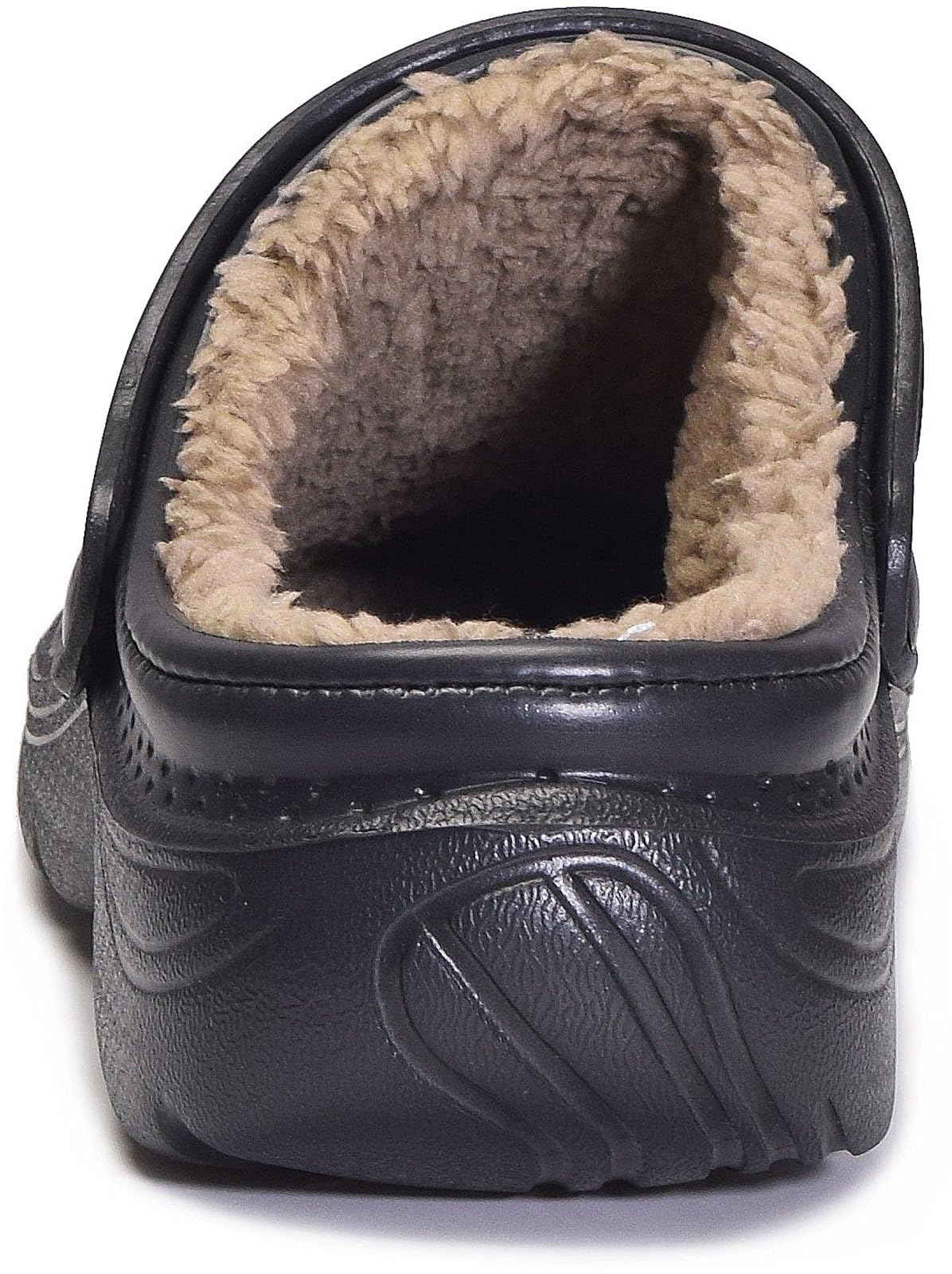 **Waterproof Fur-Lined Clogs for Women & Men - Warm Winter House Slippers Indoor/Outdoor Mules - Perfect for Gardening, Home, and Cold Weather Comfort**