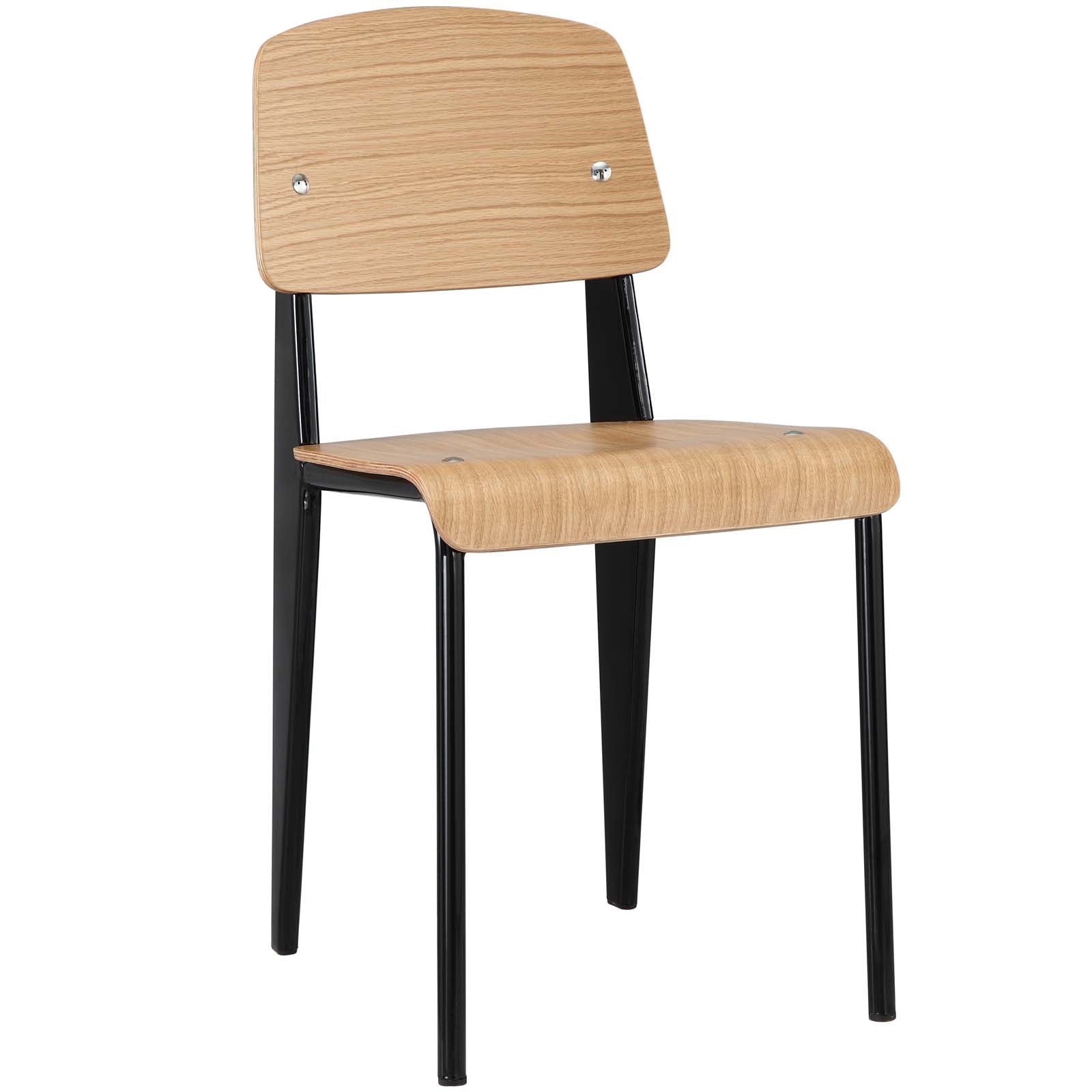 Modern Wooden Cabin Dining Side Chair - Sturdy & Comfortable for Kitchen, Dining Room, or Cabin Decor - Perfect for Family Meals & Entertaining Guests