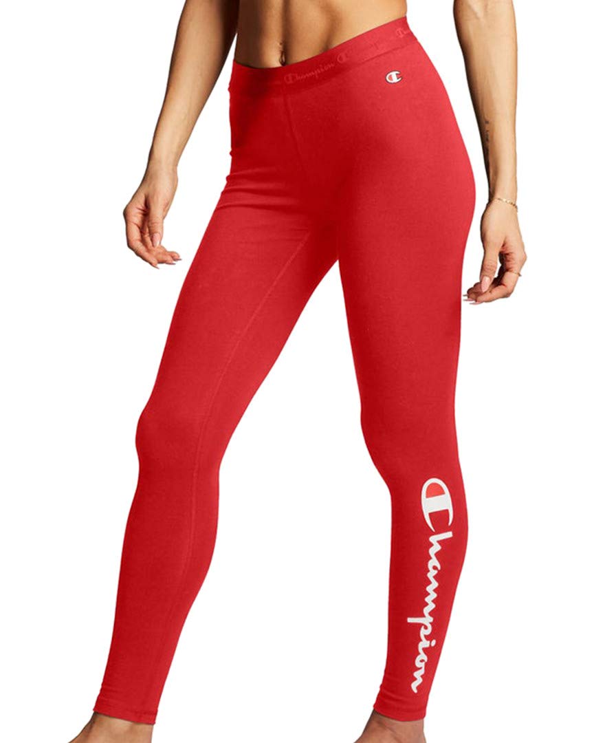 Champion Women's High Waisted Leggings - Soft Stretchy Workout Yoga Pants for Running, Gym & Lounge Wear - Plus Size Available