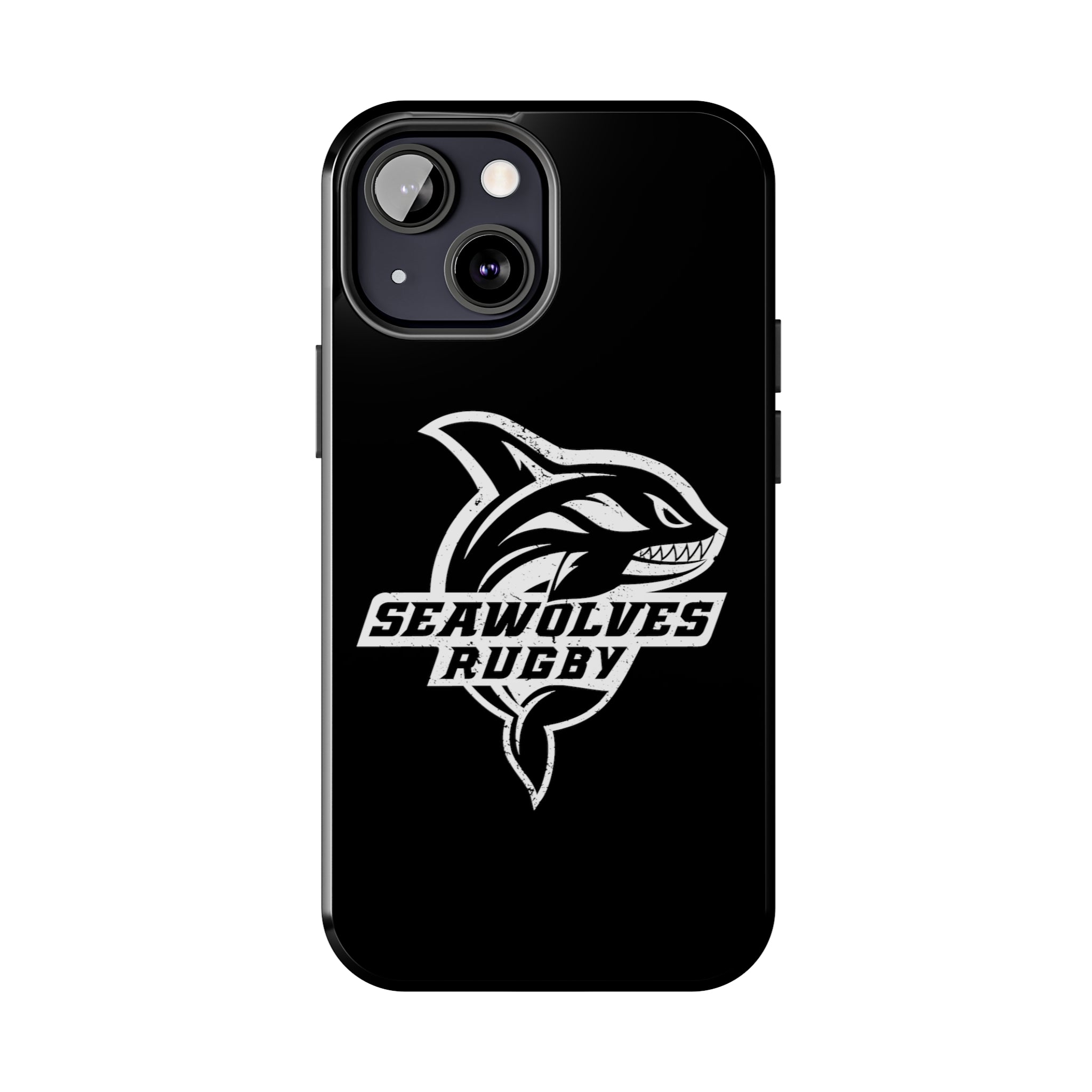 Seawolves Black Rugged Phone Case - Durable & Shockproof Protection for iPhone & Android - Perfect for Outdoor, Sports & Daily Use