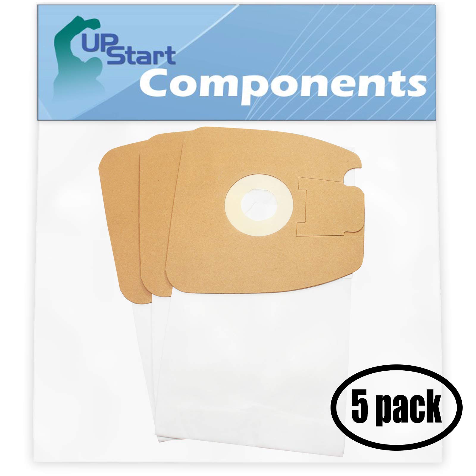 Upstart Battery 15 Replacement Vacuum Bags for Eureka 3676A & Style MM - 5-Pack (3 Bags per Pack) - Perfect for Deep Cleaning Carpets, Floors & Pet Hair Removal