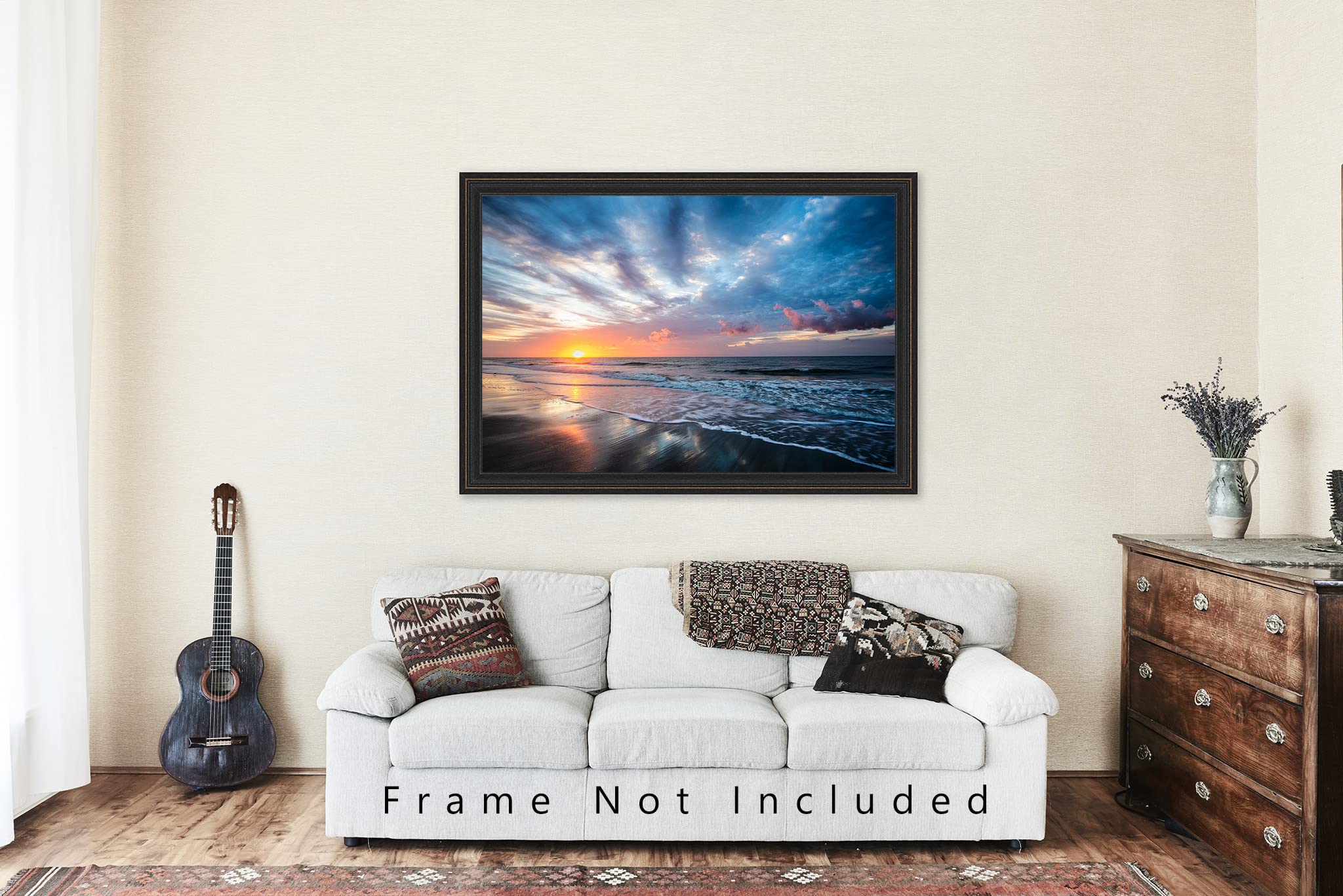 Scenic Sunrise Over Beach at Hilton Head Island - Coastal Photography Print (20