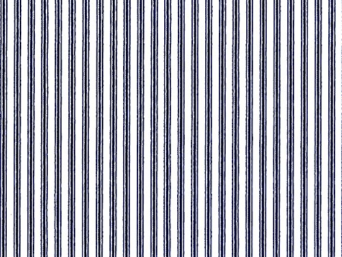 Premium Blue Ticking Stripe Gift Wrap Roll - 24