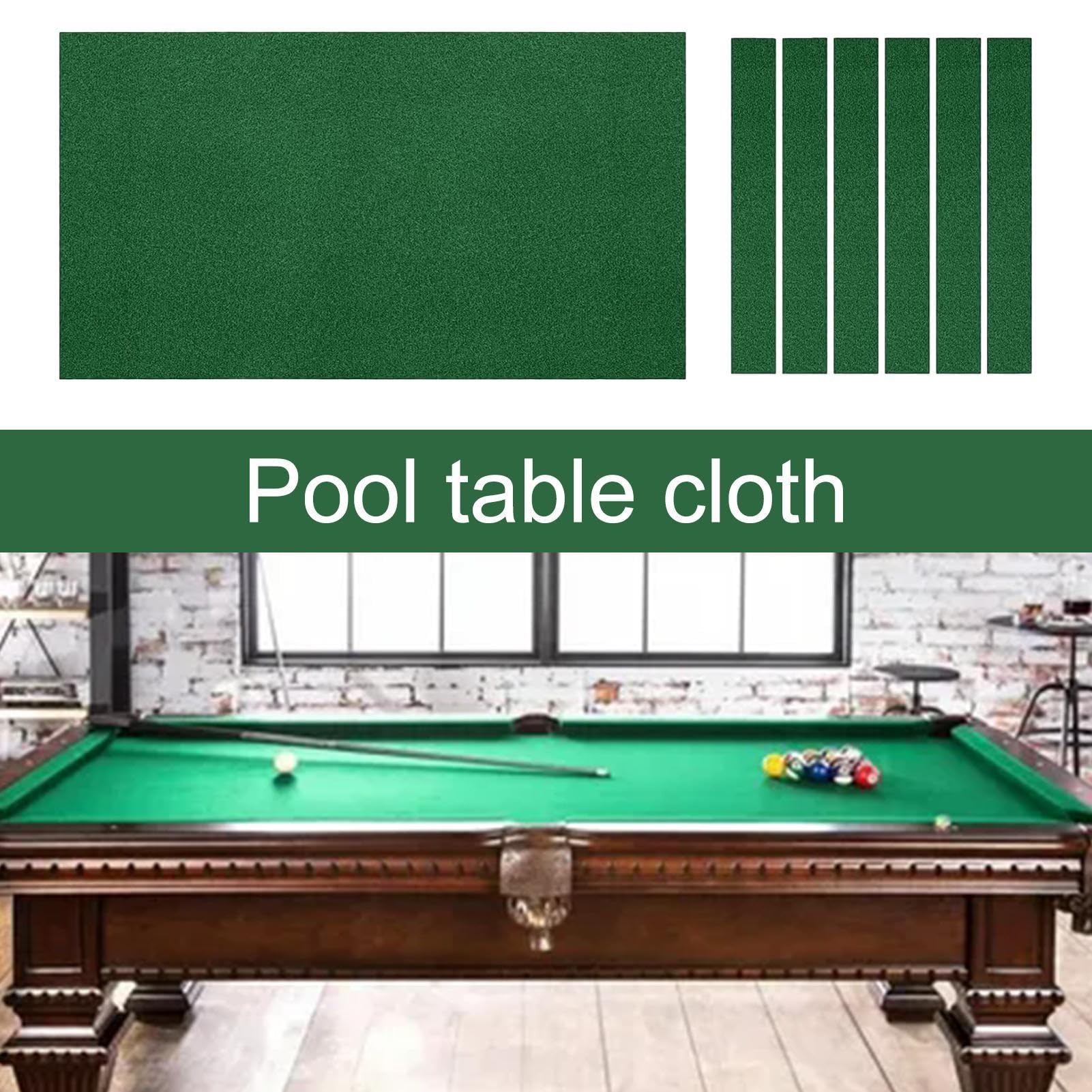 Premium Indoor Pool Table Felt - Professional Billiard Cloth for Home & Game Room - Heavy Duty Pool Table Cover for Smooth Play & Durability - Perfect for Home Entertainment, Bars, and Recreational Centers