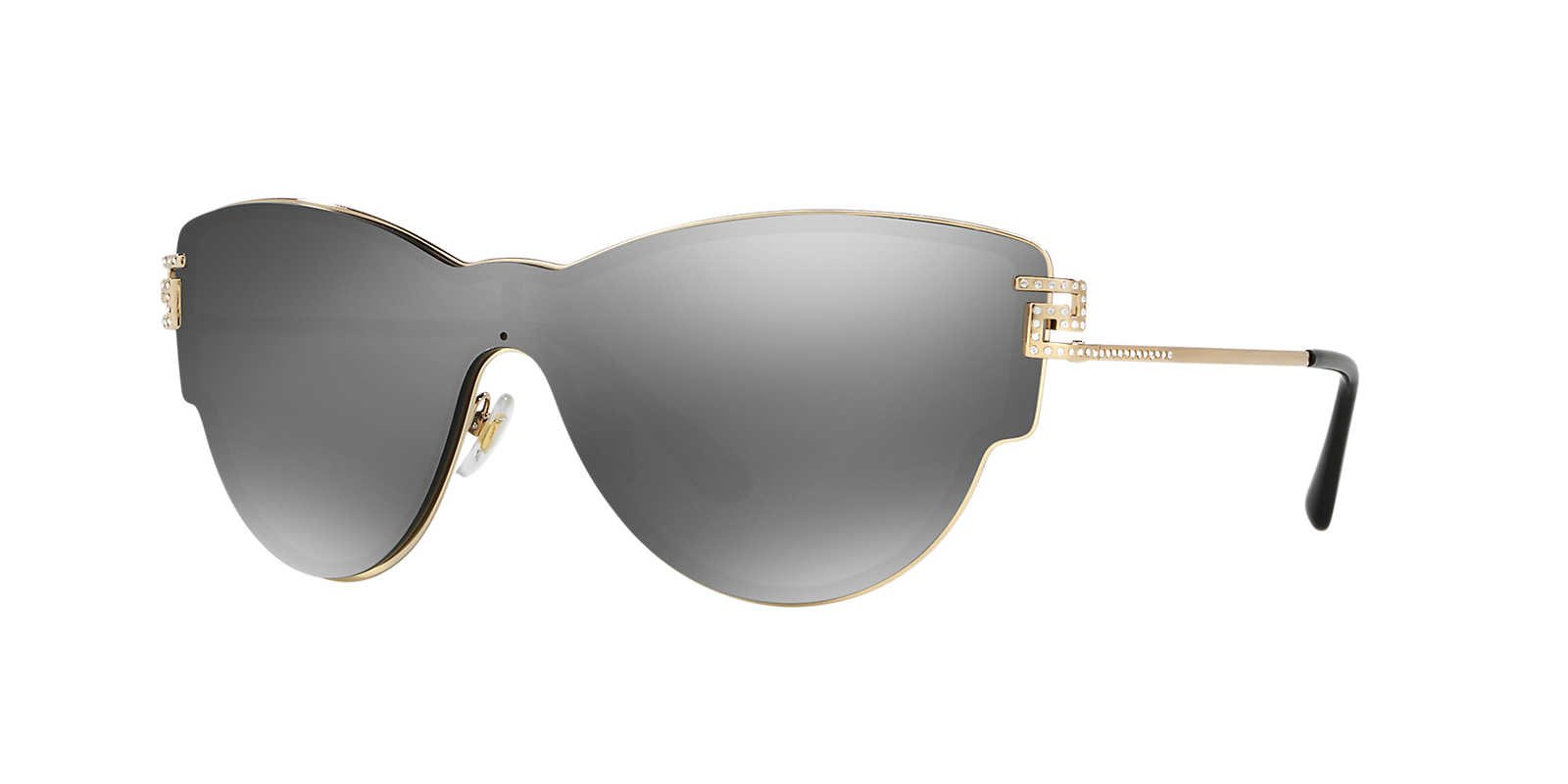 Versace VE2172 Women's Designer Sunglasses - Metal Frame, UV Protection, Luxury Fashion Accessory for Beach, Travel & Everyday Style