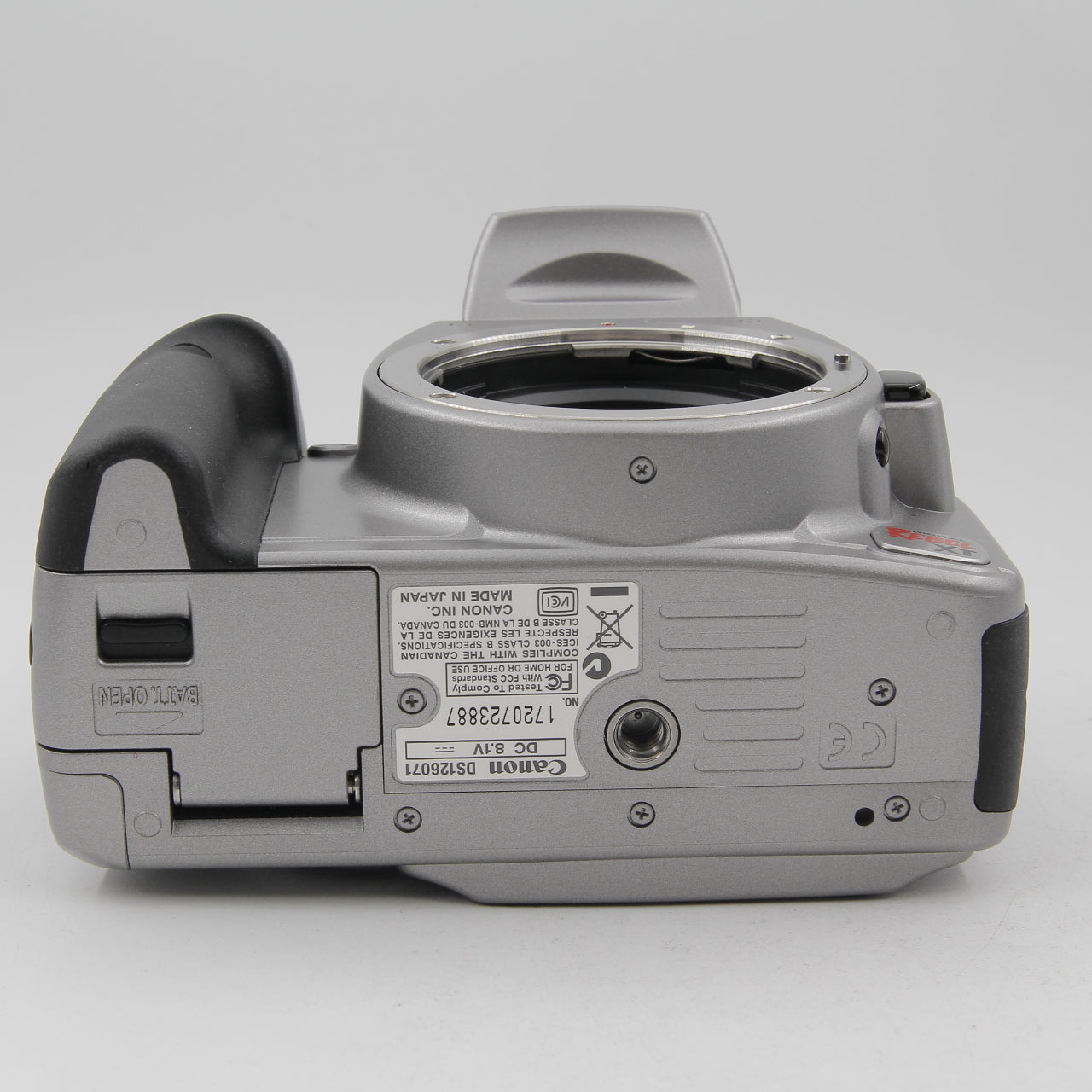 Refurbished Canon Digital Rebel XT DSLR Camera with EF-S 18-55mm f/3.5-5.6 Lens (Silver) - Perfect for Photography Enthusiasts & Beginners, Ideal for Travel, Portraits, and Everyday Shooting