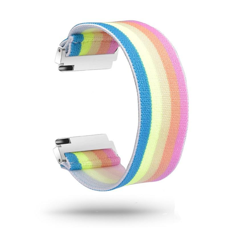 Fitbit Versa/Versa 2/Versa Lite/Versa 3 Replacement Scrunchie Strap - Soft Elastic Hair Tie Style Band for Workouts, Running & Daily Wear